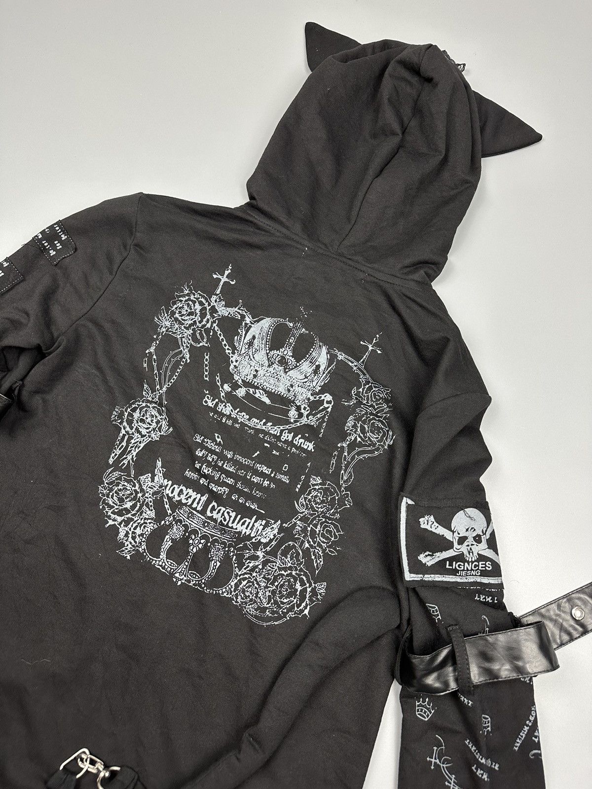 AC/DC × Seditionaries 🔥RARE🔥 ACDC RAG ANARCHY SEDITIONARIES PUNK CAT HOODIE DESIGN Size M / US 6-8 / IT 42-44 - 12 Thumbnail