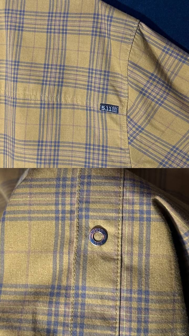 5.11 511 5.11 Tactical Shirt Snaps Button longSleeve Plaid Casual Size US XL / EU 56 / 4 - 2 Thumbnail
