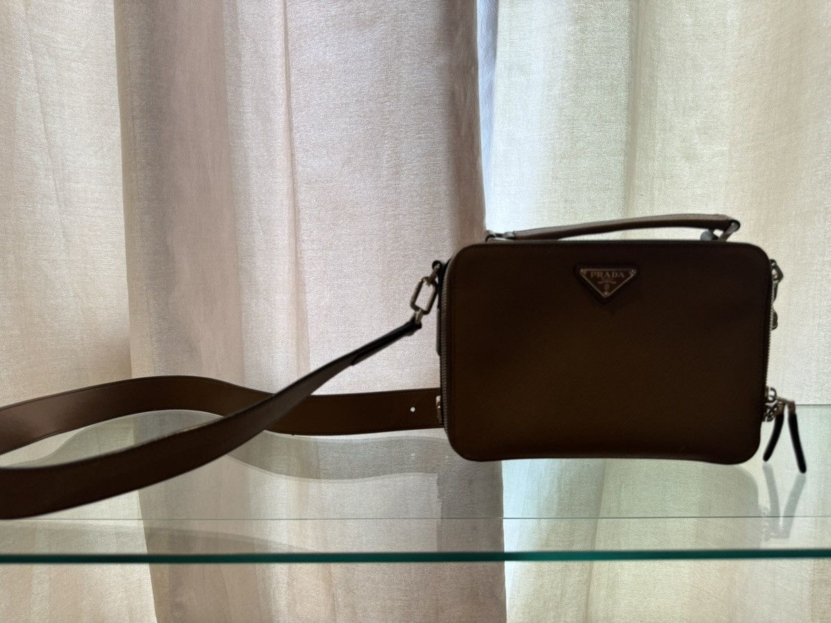Prada Prada LEATHER SHOULDER BAG Size ONE SIZE - 3 Thumbnail