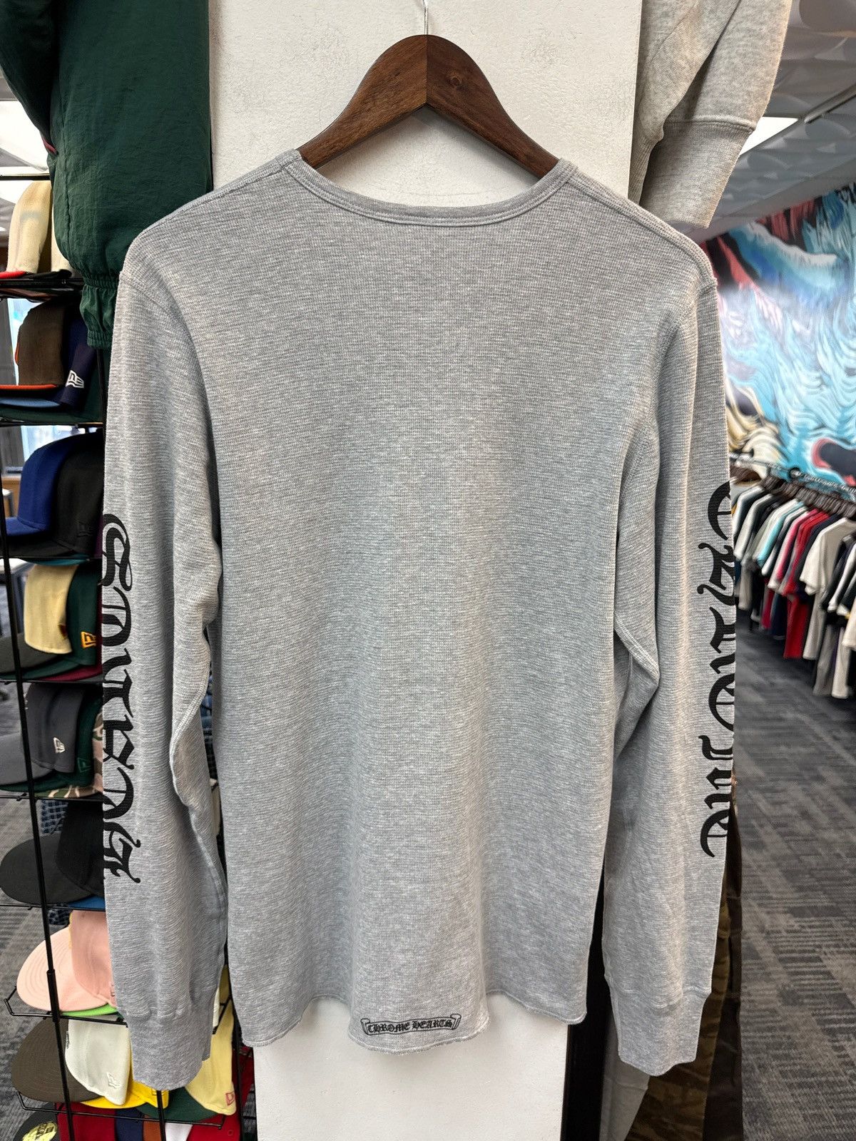 Chrome Hearts New Chrome Hearts Scroll Logo Thermal Long Sleeve Size US L / EU 52-54 / 3 - 2 Thumbnail