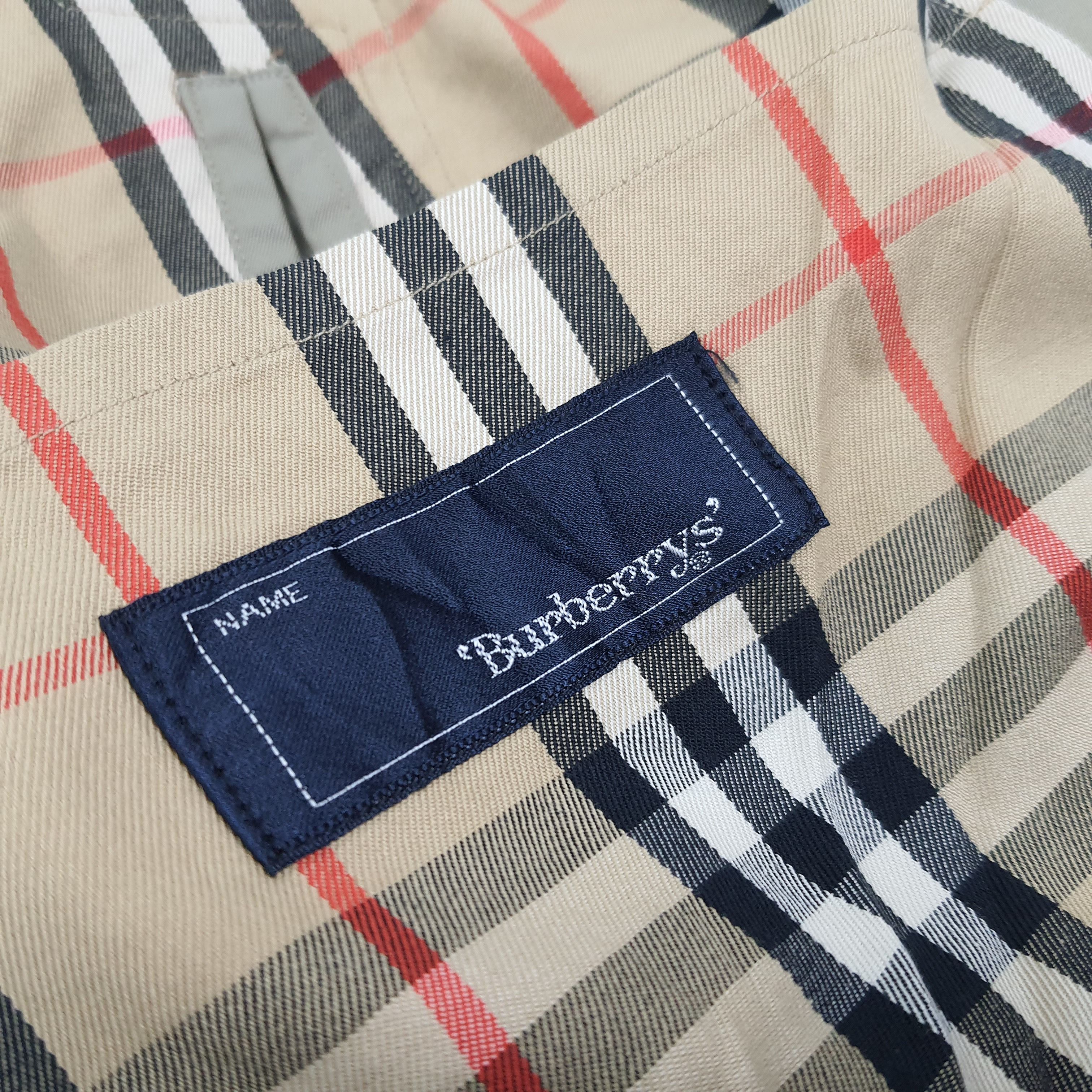 Burberry × Vintage Vintage Burberrys Nova Check Trench Jacket Size US L / EU 52-54 / 3 - 6 Thumbnail