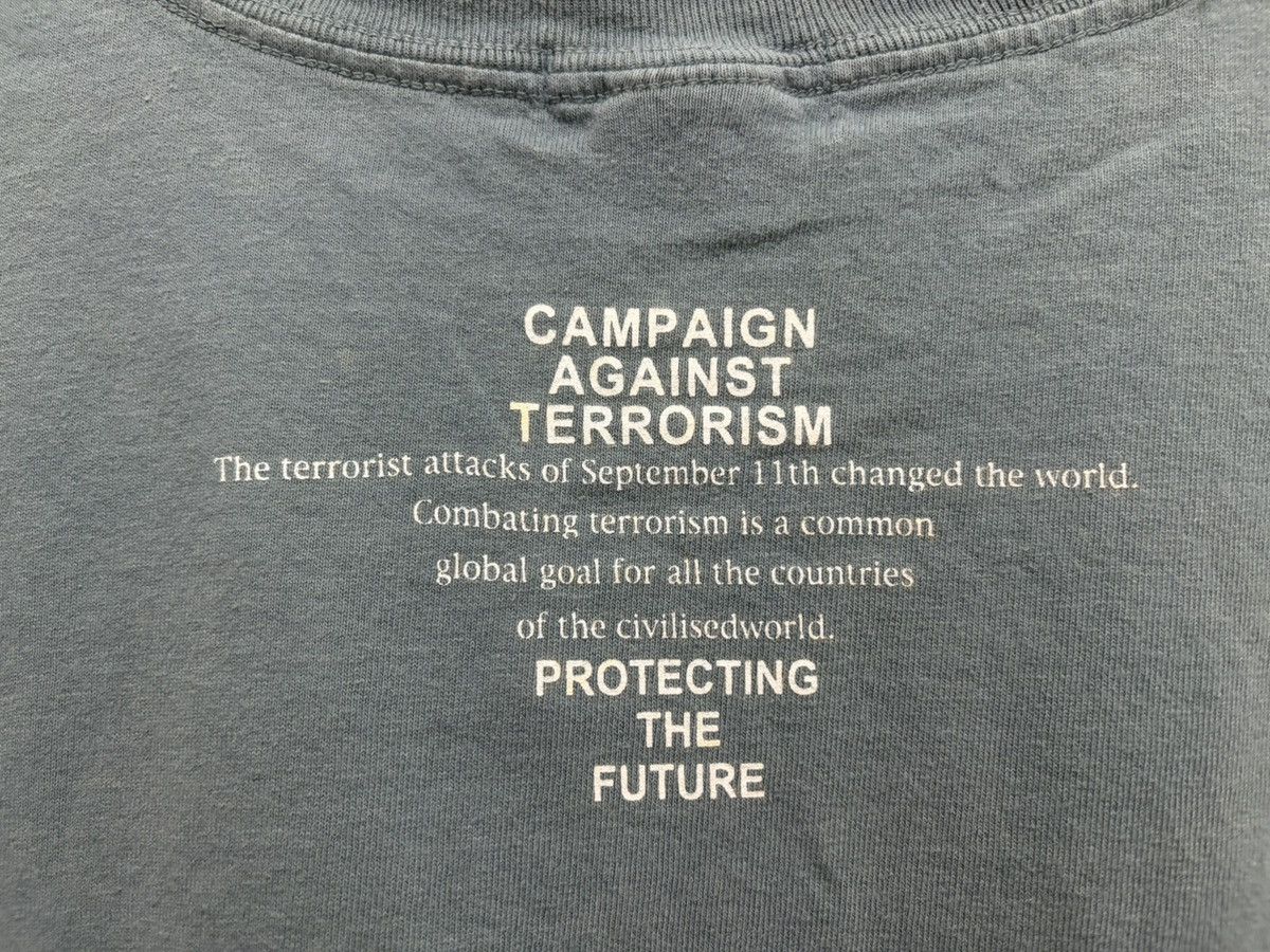 Vintage Y2K T-P-S NO WAR PUNK SLOGAN TEE BEAUTY CRACK FONT DESIGN Size US M / EU 48-50 / 2 - 11 Thumbnail