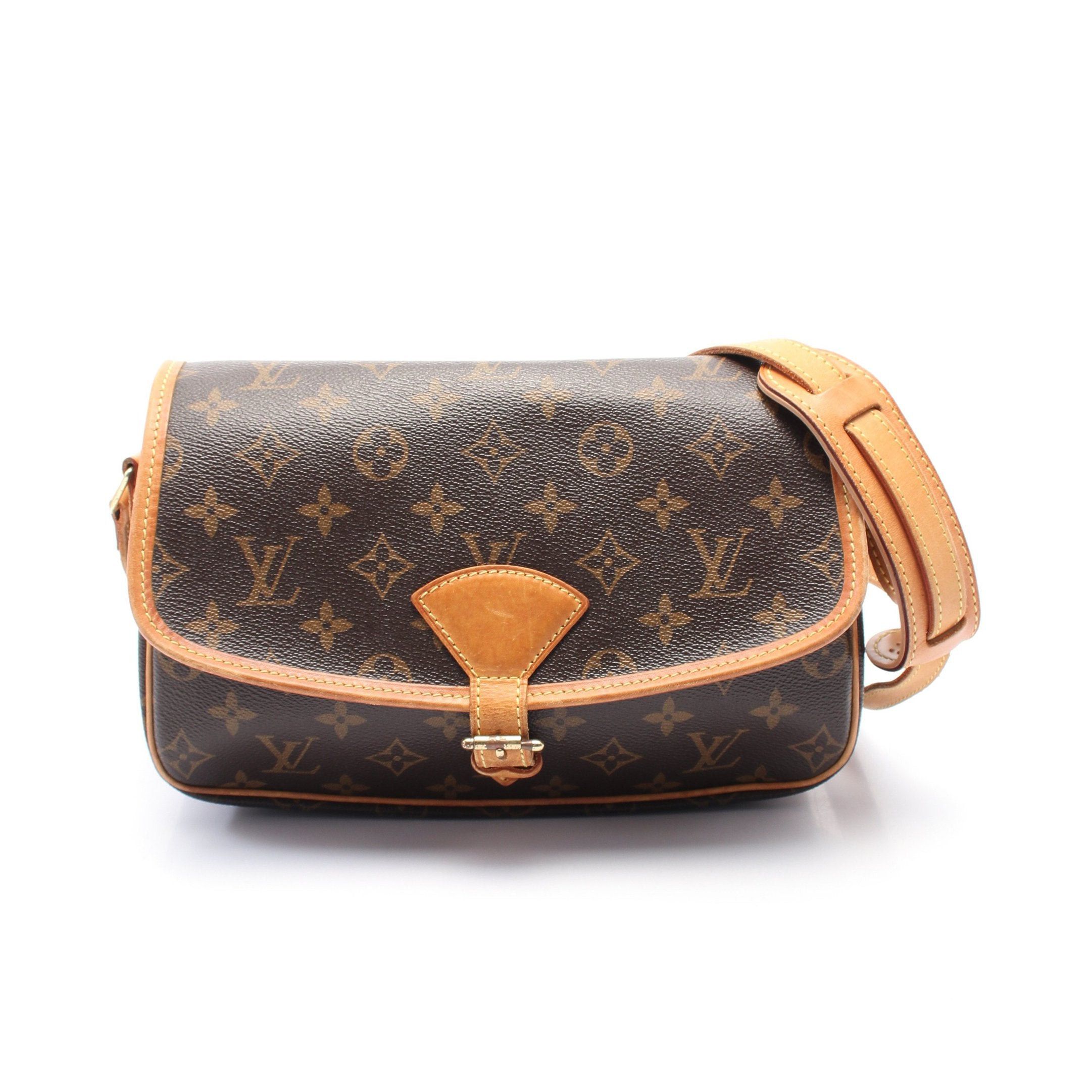 Louis Vuitton Louis Vuitton Sologne Monogram Shoulder Bag Leather Brown Size ONE SIZE - 1 Thumbnail