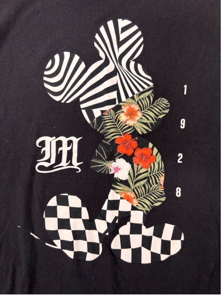 NEFF Men's Neff Mickey Mouse T-Shirt, Size M, Black and White Size US M / EU 48-50 / 2 - 1 Thumbnail