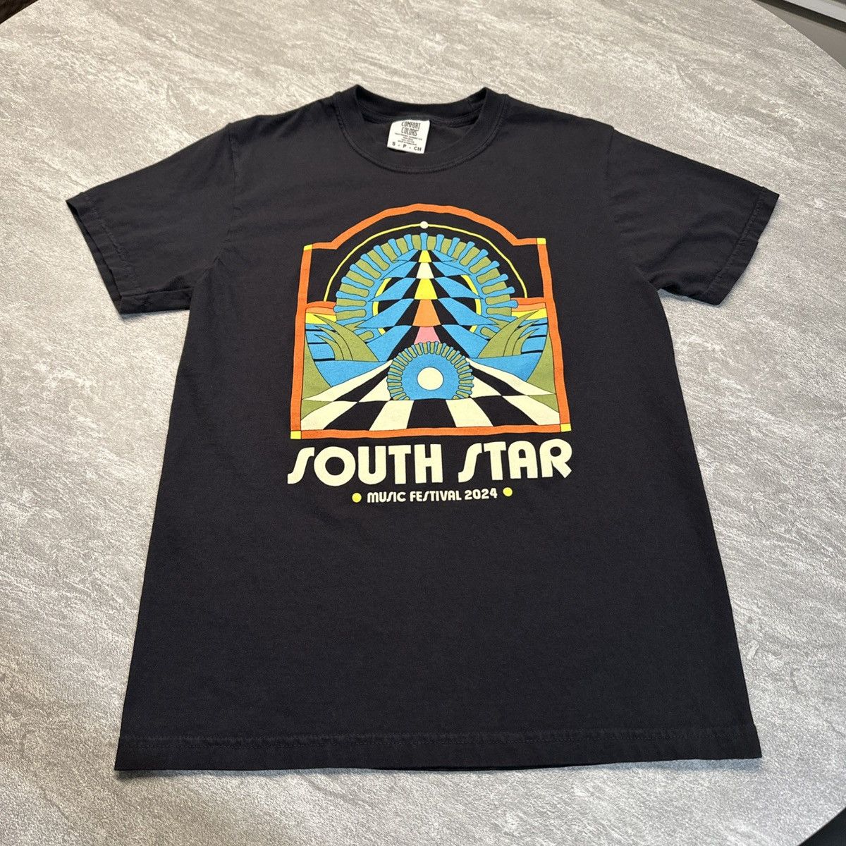 Band Tees × Comfort Colors 2024 South Star Music Festival Tee Alabama Big Boi Blink 182 Size US S / EU 44-46 / 1 - 1 Thumbnail