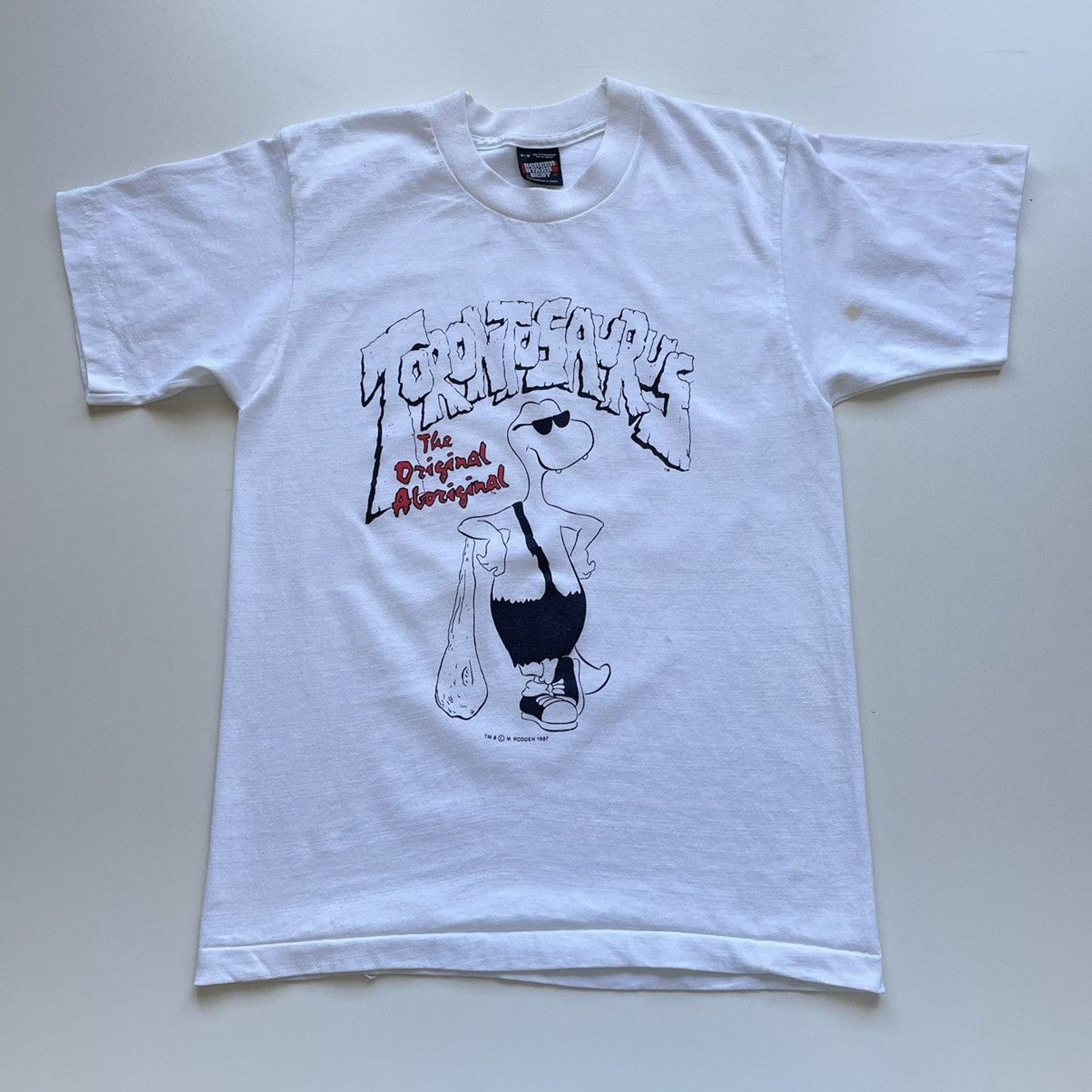 Fruit Of The Loom Vintage 90s Torontosarus Toronto Canada T Shirt Medium Rare Size US M / EU 48-50 / 2 - 1 Thumbnail