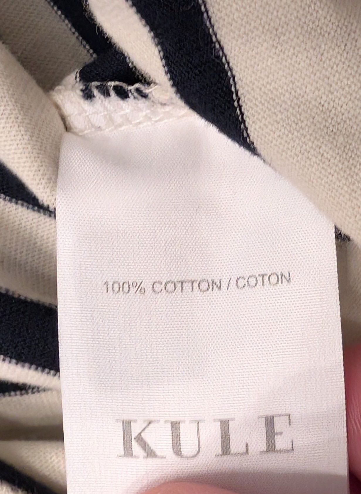 KULE NWT Kule x Prinkshop The Modern 1973 T-shirt Cream Navy Size L / US 10 / IT 46 - 5 Thumbnail