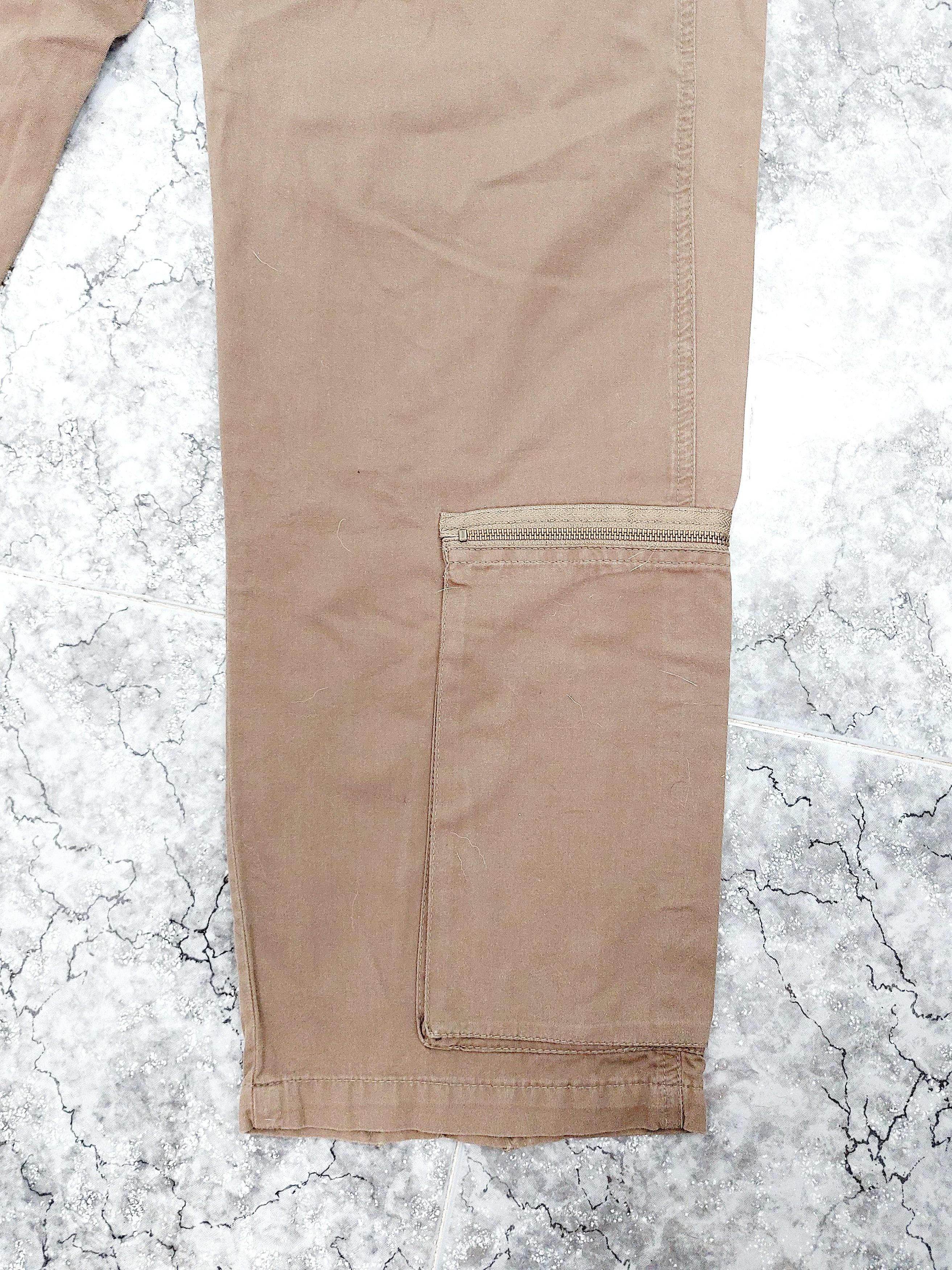plein sud Plein Sud Multi-Zip Pocket Aviator Cargo Pants Trousers Size 34" / US 12 / IT 48 - 10 Thumbnail