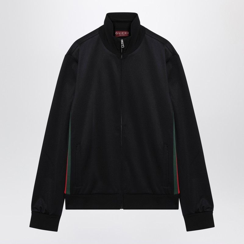 Gucci Gucci Dark Blue Technical Jersey Sweatshirt Size US M / EU 48-50 / 2 - 1 Thumbnail