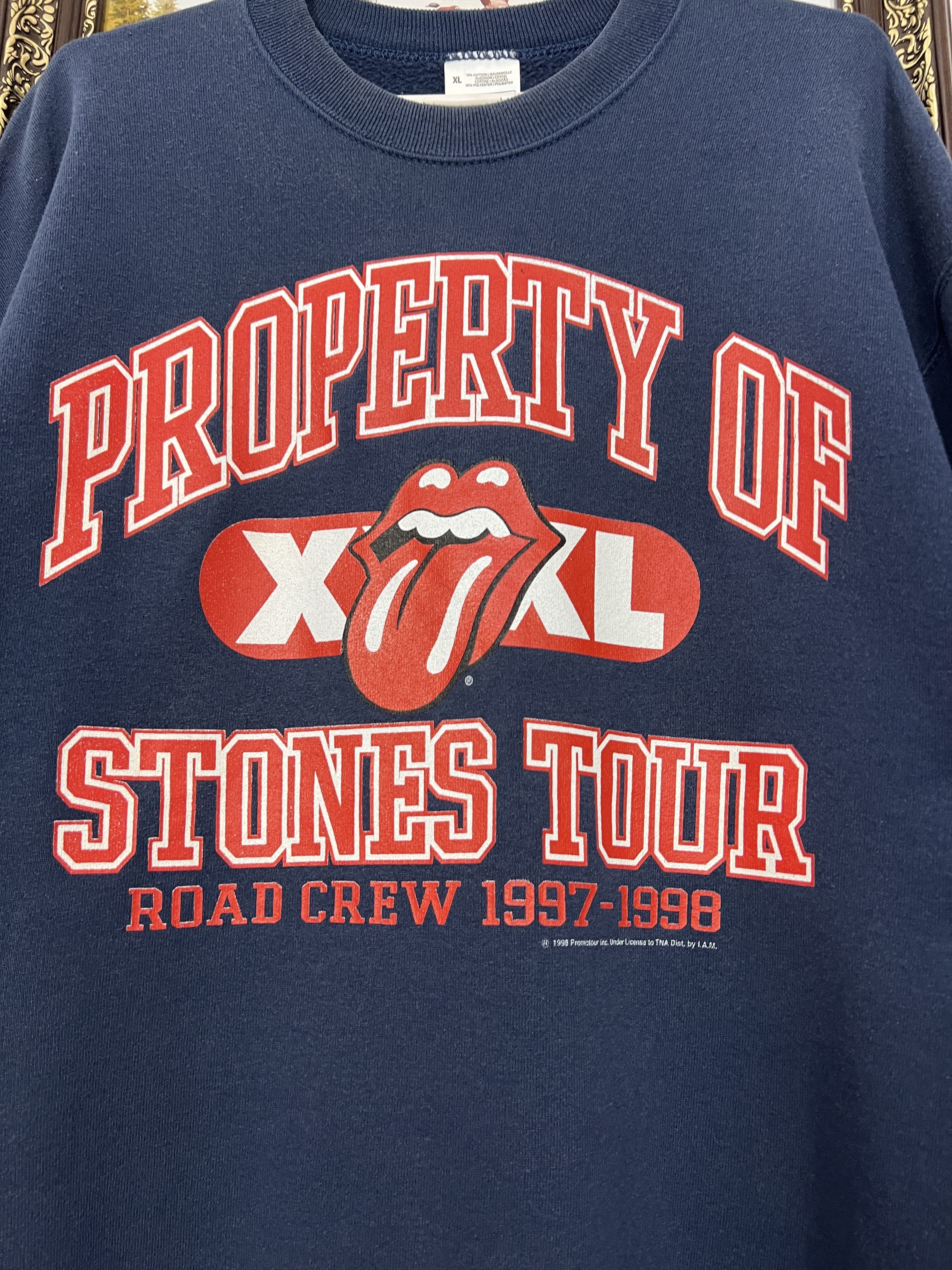 Vintage 90's Rolling Stones Property of Stones Sweatshirt