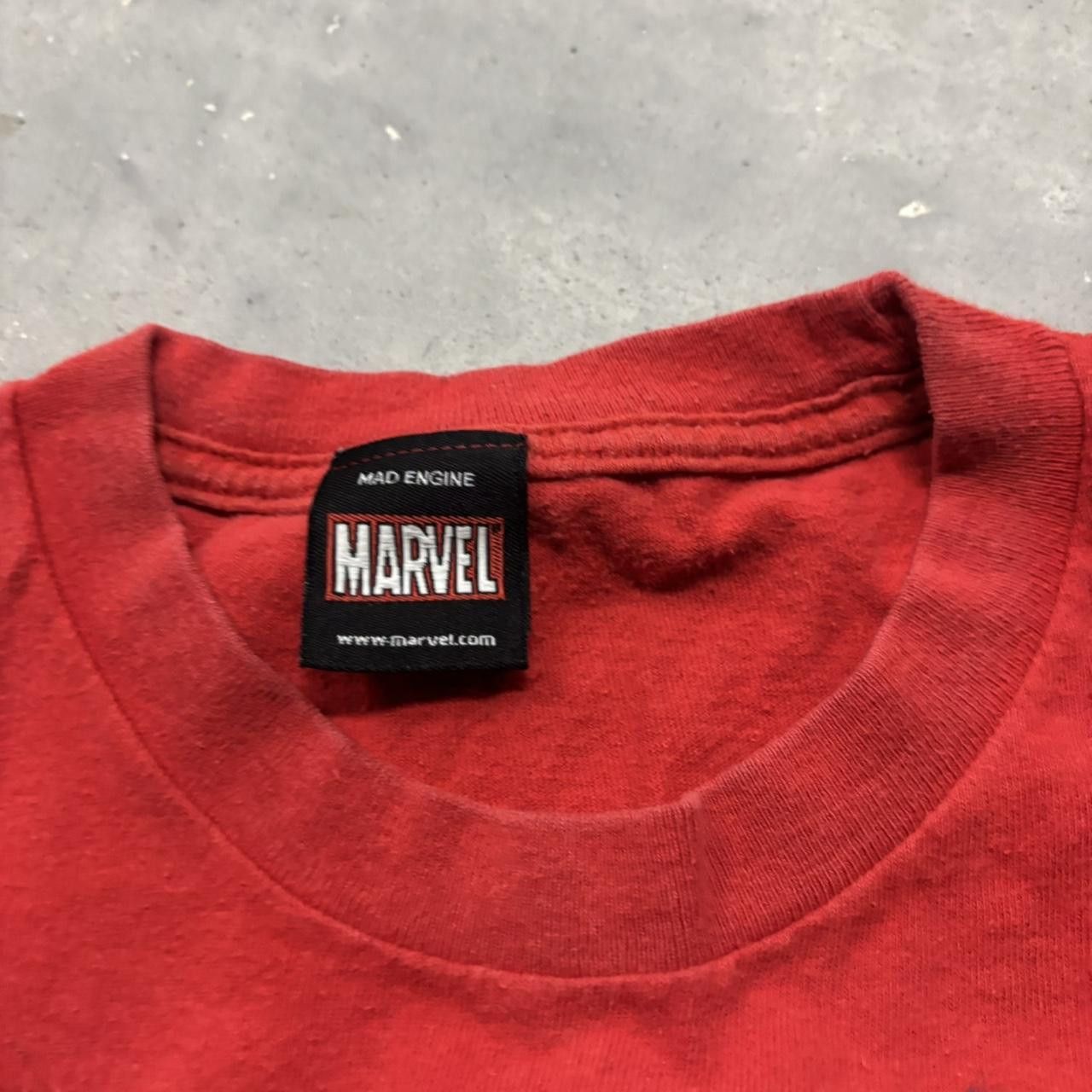 Marvel Comics × Vintage Crazy Vintage Y2K/2000s Red Marvel Comics Superheroes Graphic Tee! Size US XS / EU 42 / 0 - 3 Thumbnail