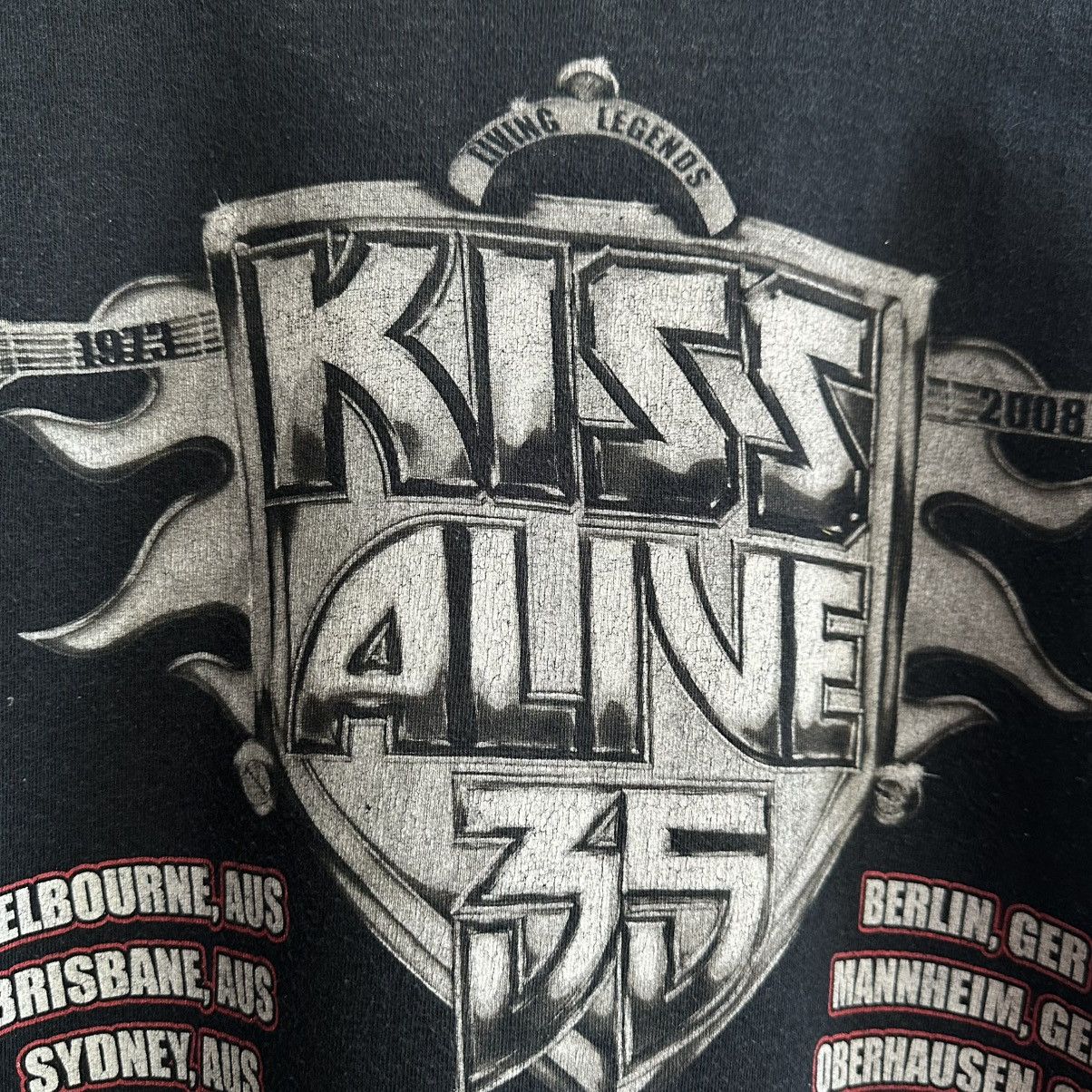 Band Tees Vintage 2000s KISS Alive 35 Band Tour Graphic Tee Size US S / EU 44-46 / 1 - 7 Thumbnail