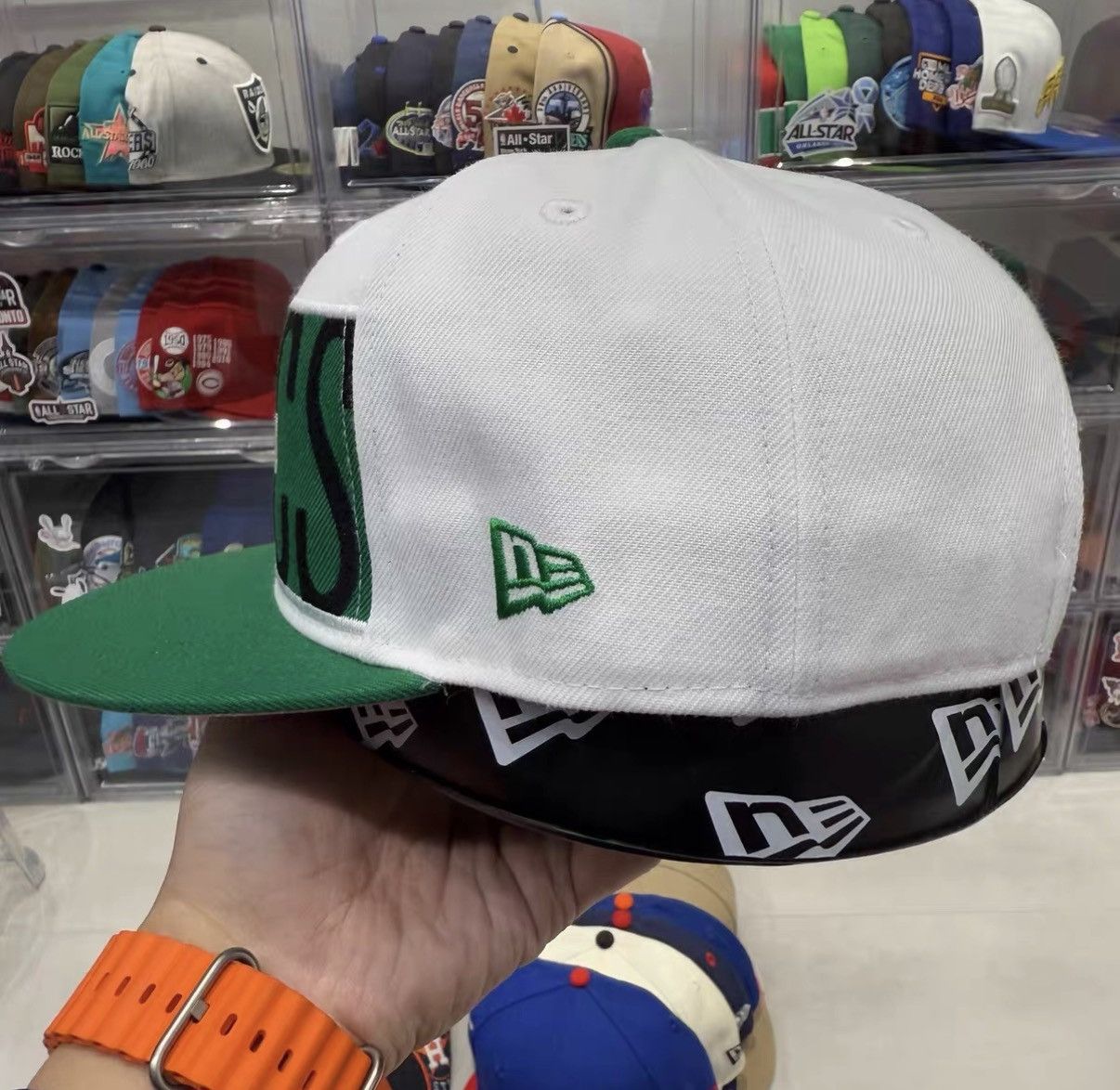 New Era New Era NBA Boston Celtics Flat Brim Baseball Cap J32 Size ONE SIZE - 4 Thumbnail