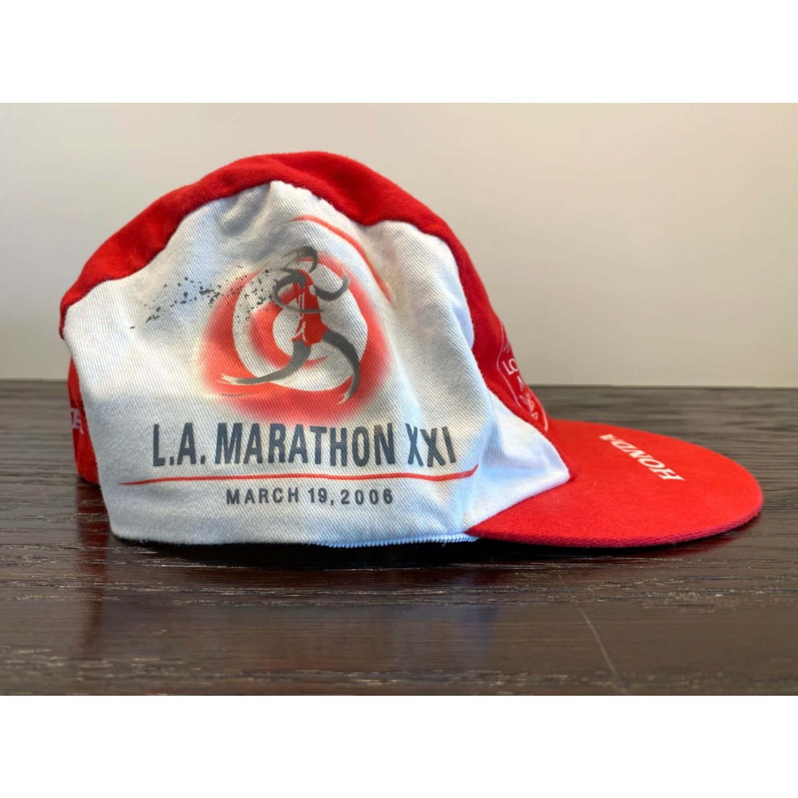 Vintage Los Angeles Marathon Hat Adult One Size Red Unstructured Baseball Cap Mens 2006 XXI Flex Fit Men’s Red Sports Classic Hat Size ONE SIZE - 3 Thumbnail