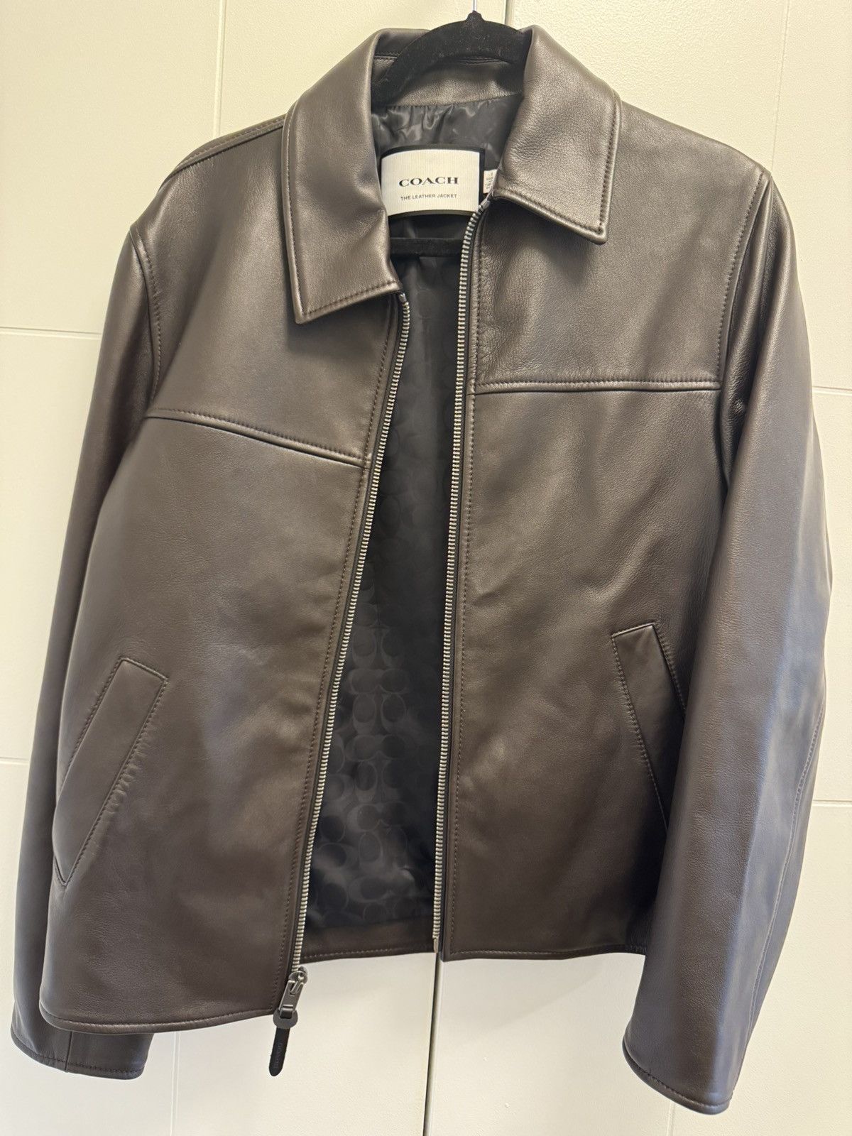 Coach Coach Leather Jacket Size US S / EU 44-46 / 1 - 1 Thumbnail