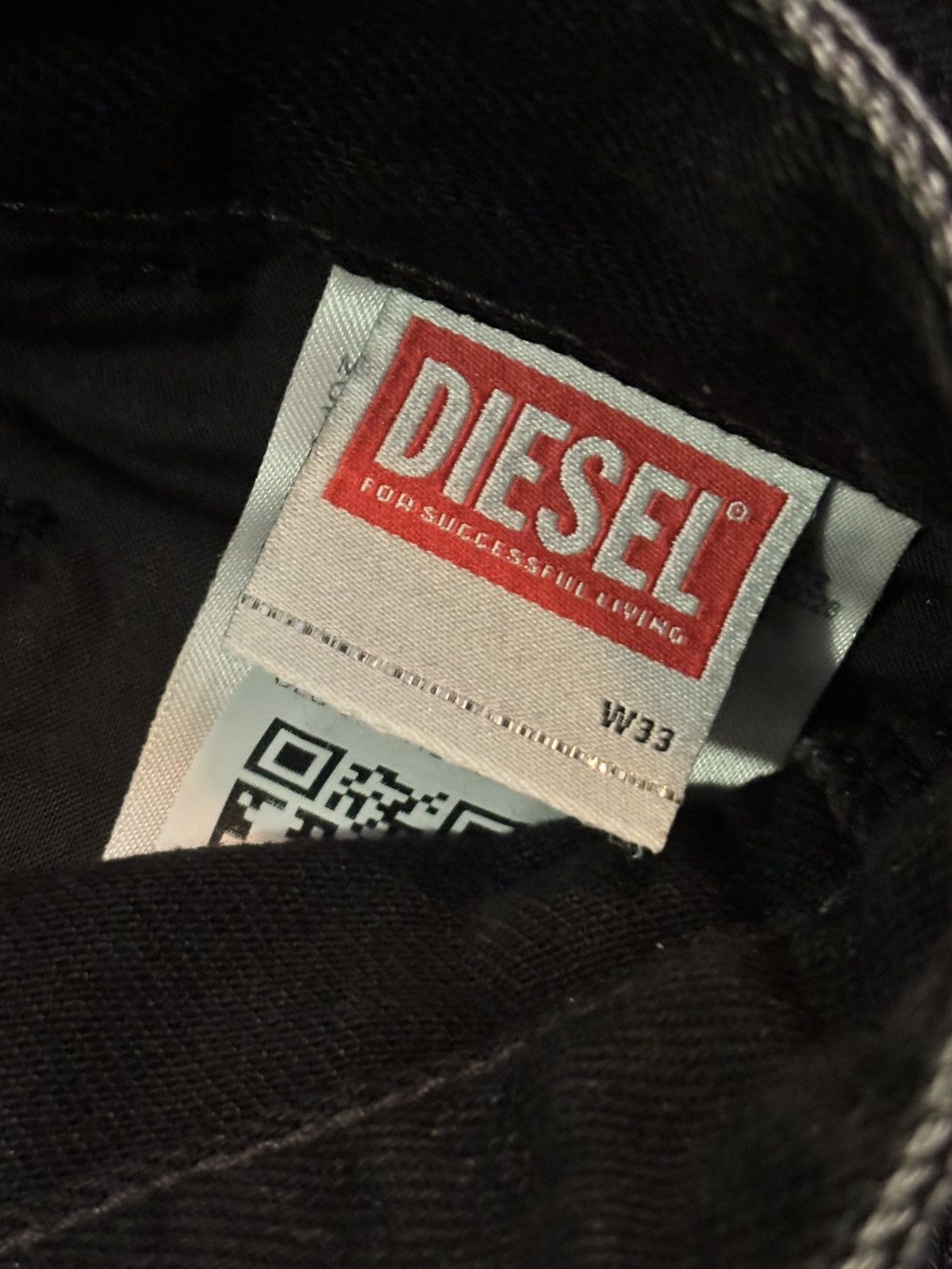 Diesel Diesel D Shift Denim Washed Black Size US 33 - 6 Thumbnail
