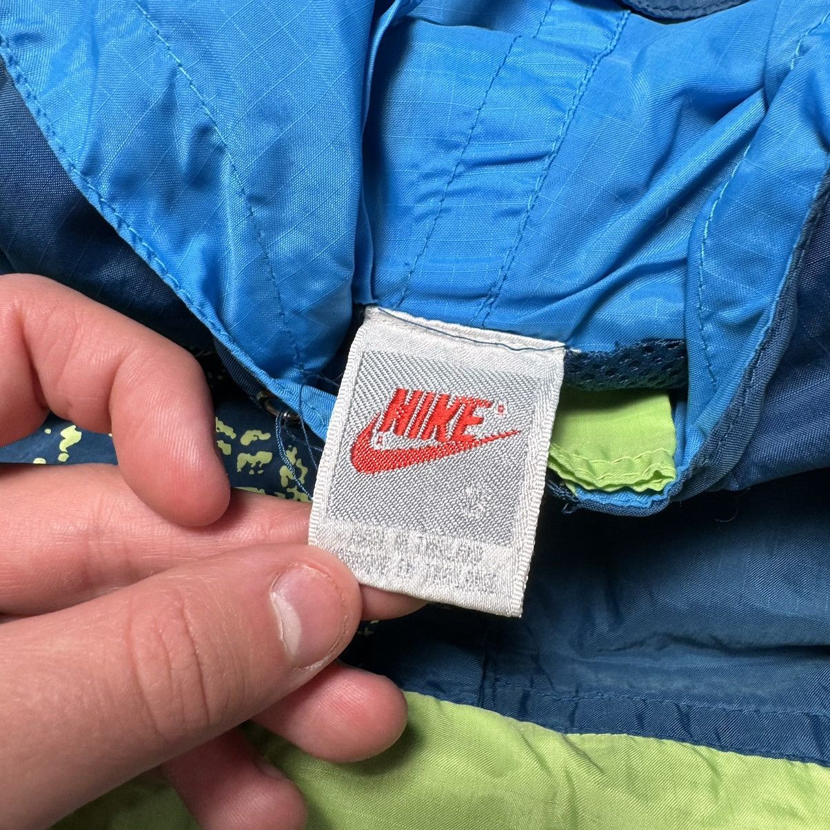 Nike × Vintage Nike 80s vintage boxy nylon anorak / light jacket retro og Size US S / EU 44-46 / 1 - 8 Thumbnail