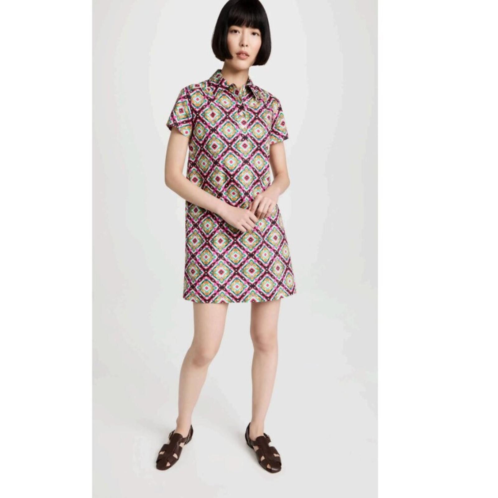 A.P.C. A.P.C. Geometric Cotton Prudence Shirt Mini Dress FR 36/US S Size S / US 4 / IT 40 - 7 Thumbnail