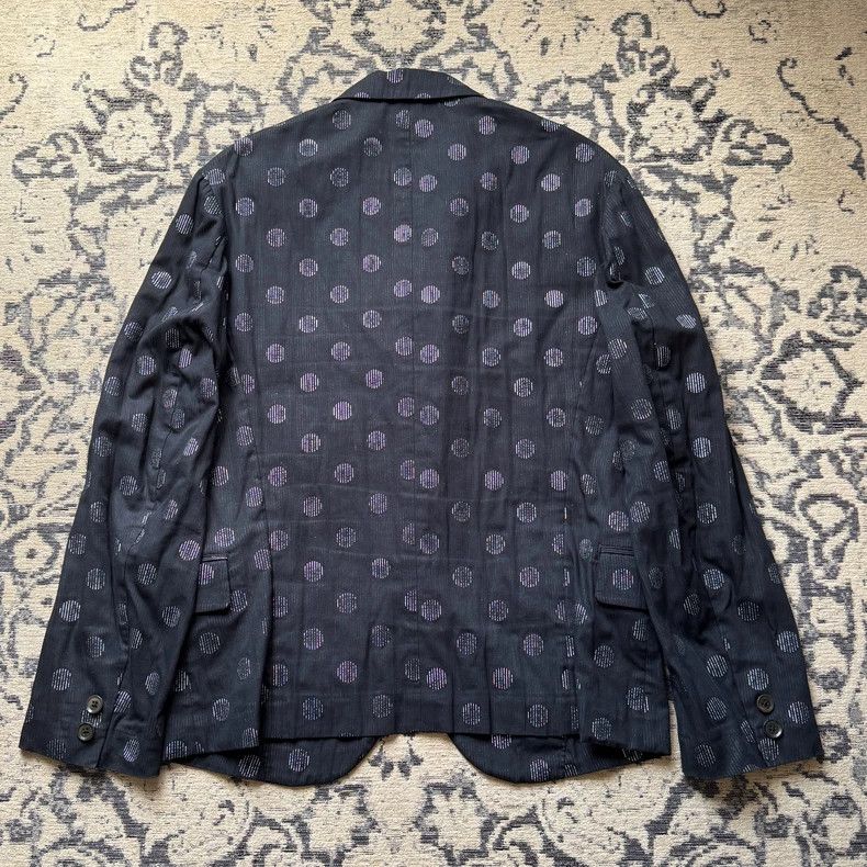 Yohji Yamamoto Yohji Yamamoto size 3 07 SS polka-dot blazer Size 38R - 2 Thumbnail