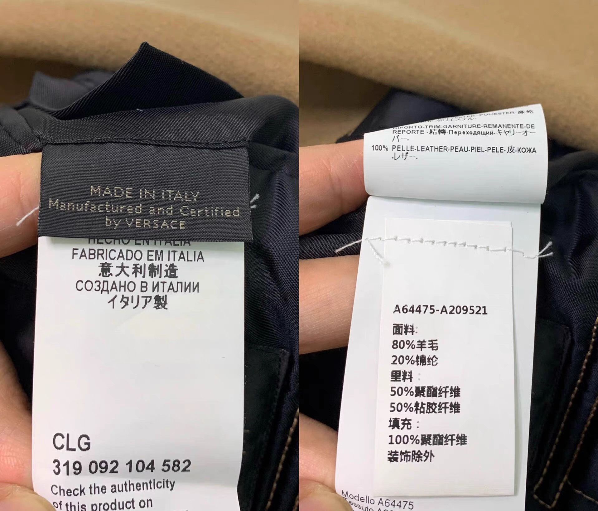 Versace VERSACE Handmade Double-Breasted Wool Coat K9 Size US L / EU 52-54 / 3 - 7 Thumbnail