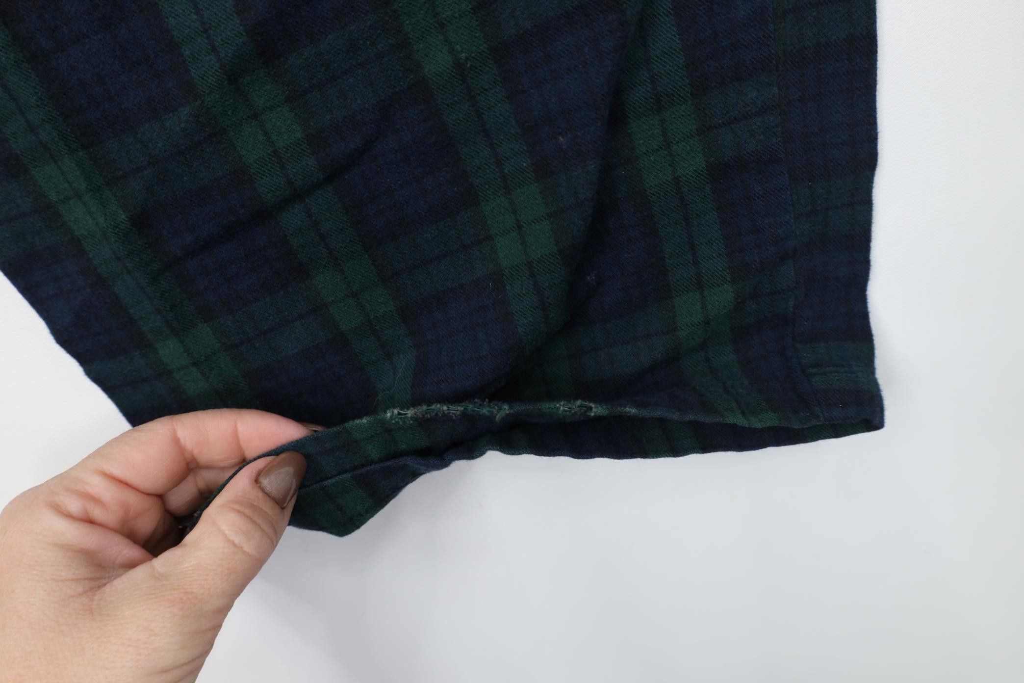 L.L. Bean Vintage 90s Y2K LL Bean Wide Leg Pajamas Pants PJs Plaid Size US 38 / EU 54 - 5 Thumbnail