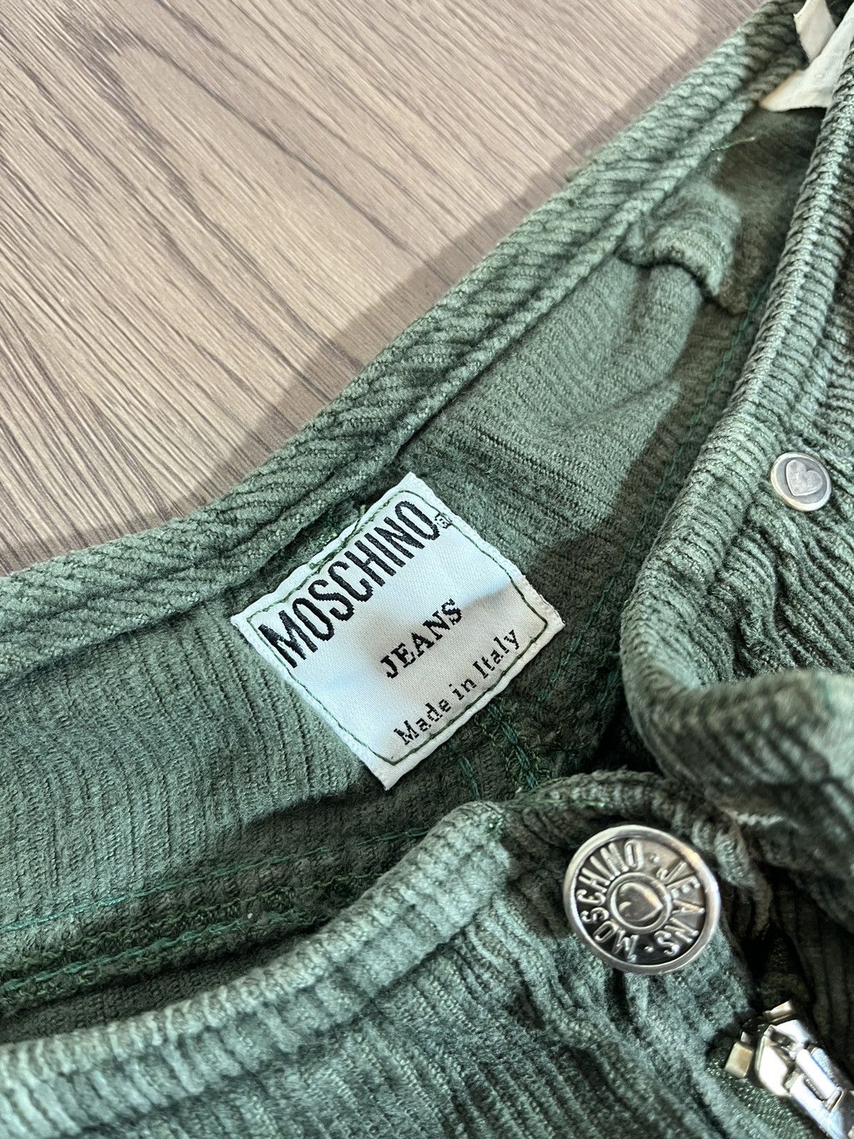 Moschino Moschino “peace” pocket army green corduroi Size US 28 / EU 44 - 12 Thumbnail