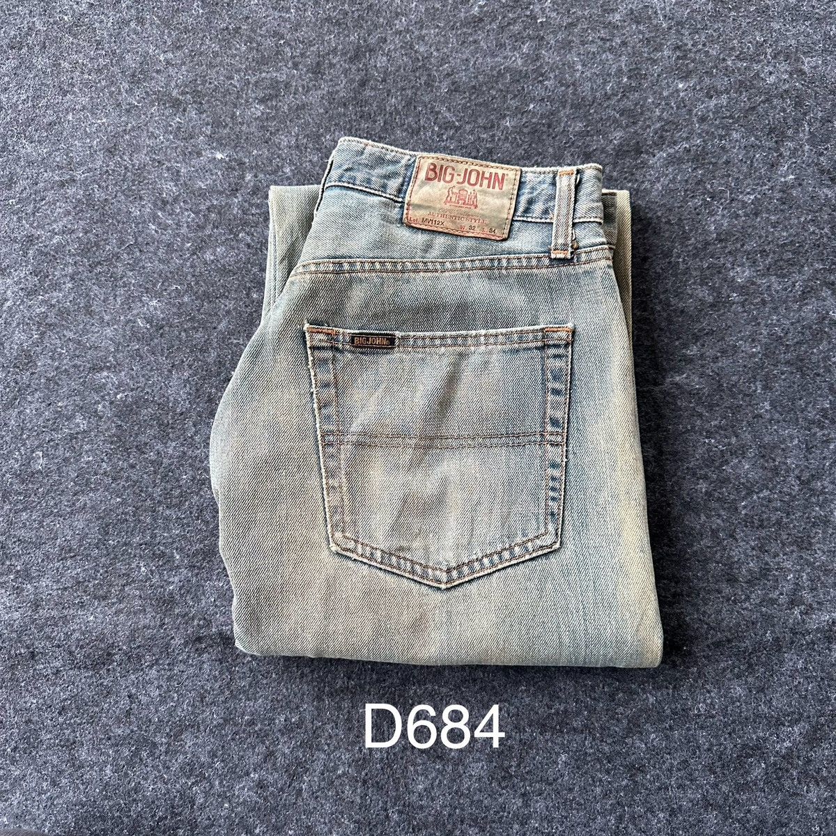 Big John Vintage Big John Regular Baggy Mudwash Denim 32x30 D684 Size US 32 / EU 48 - 23 Thumbnail