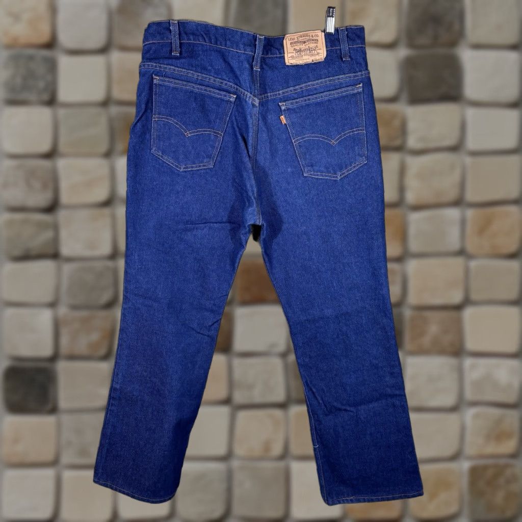 Levi's VINTAGE Levi's Jeans Men's 36x30 Boot Cut Blue Denim Cotton Blend USA 500 Series 516 Regular Inseam 30" Size US 36 / EU 52 - 1 Thumbnail