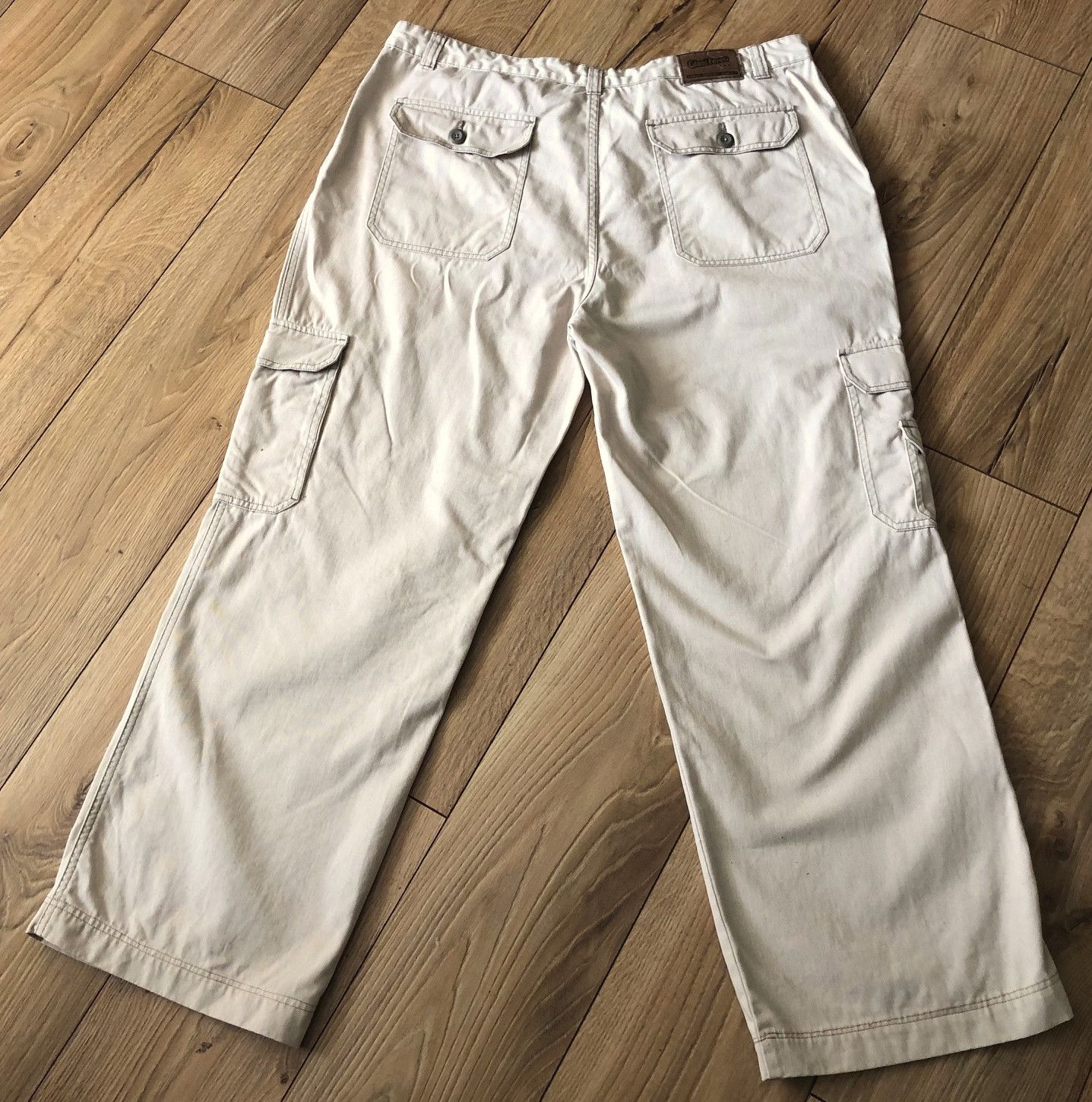 Other Men's beige cargo pants XL W38/L32 Giani Feroti Size US 38 / EU 54 - 7 Thumbnail