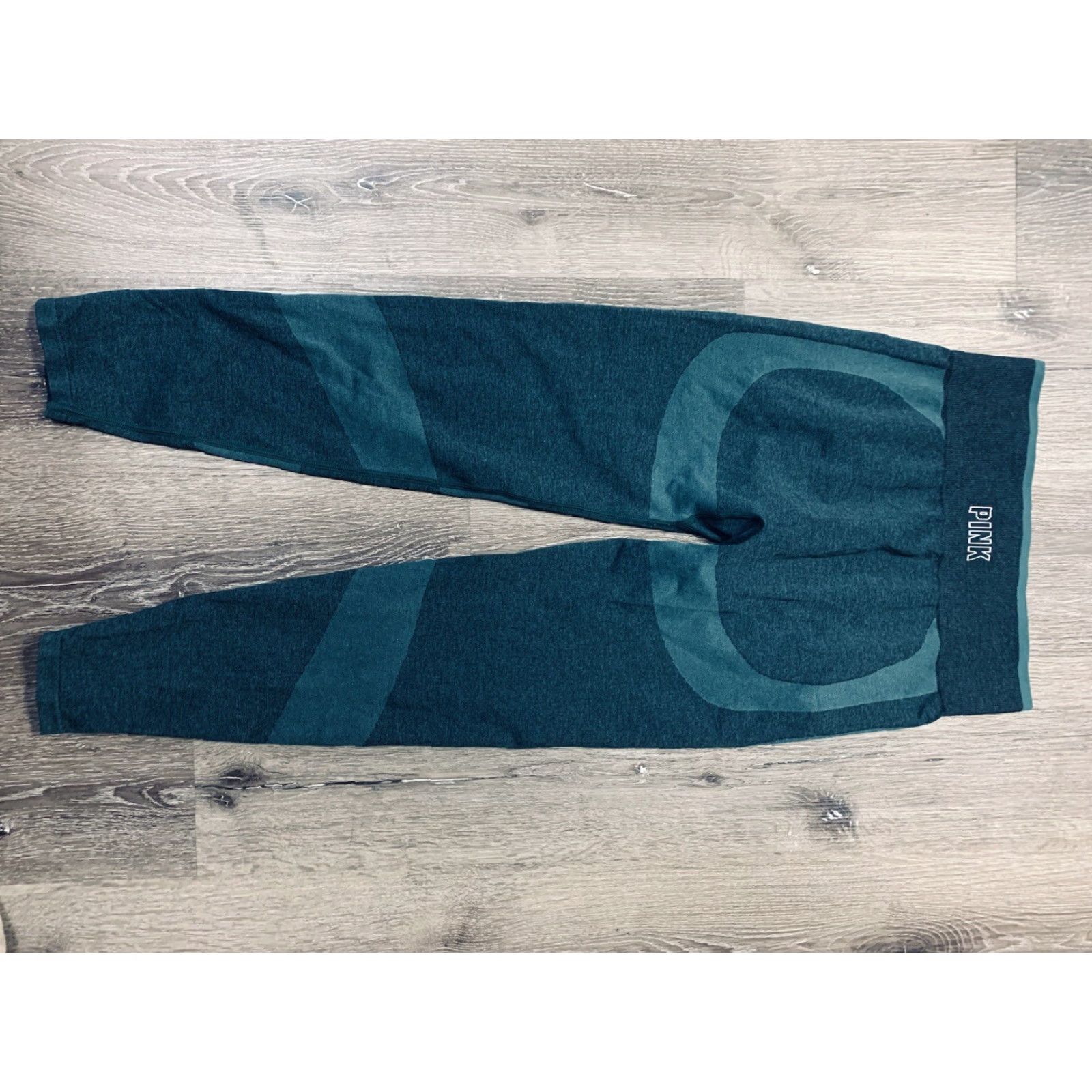 Vintage PINK Victoria's Secret Seamless Green Leggings Size L Women Adult Green XS? (No, XS not allowed) Size 36" / US 14 / IT 50 - 3 Thumbnail