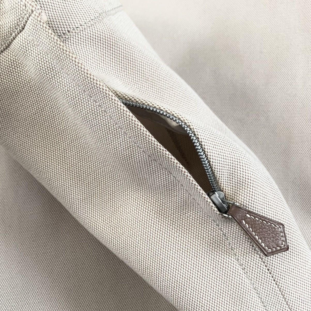 Hermes Hermes cotton weave skirt double side zipper Size 26" / US 2 / IT 38 - 8 Thumbnail
