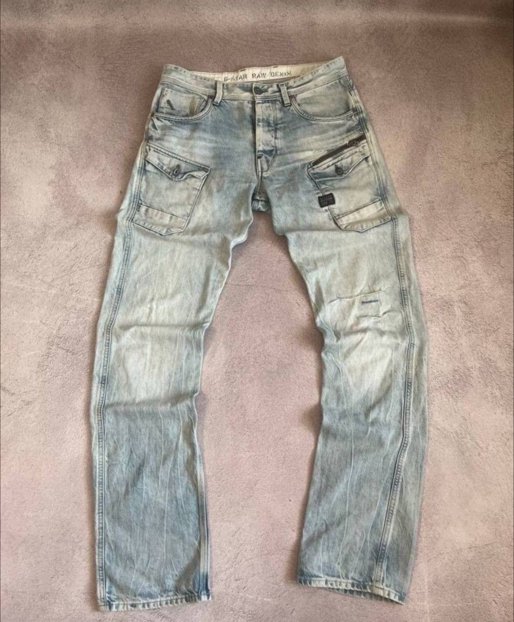 G-Star G STAR Cargo faded vintage avant garde y2k pants Size US 33 - 1 Thumbnail