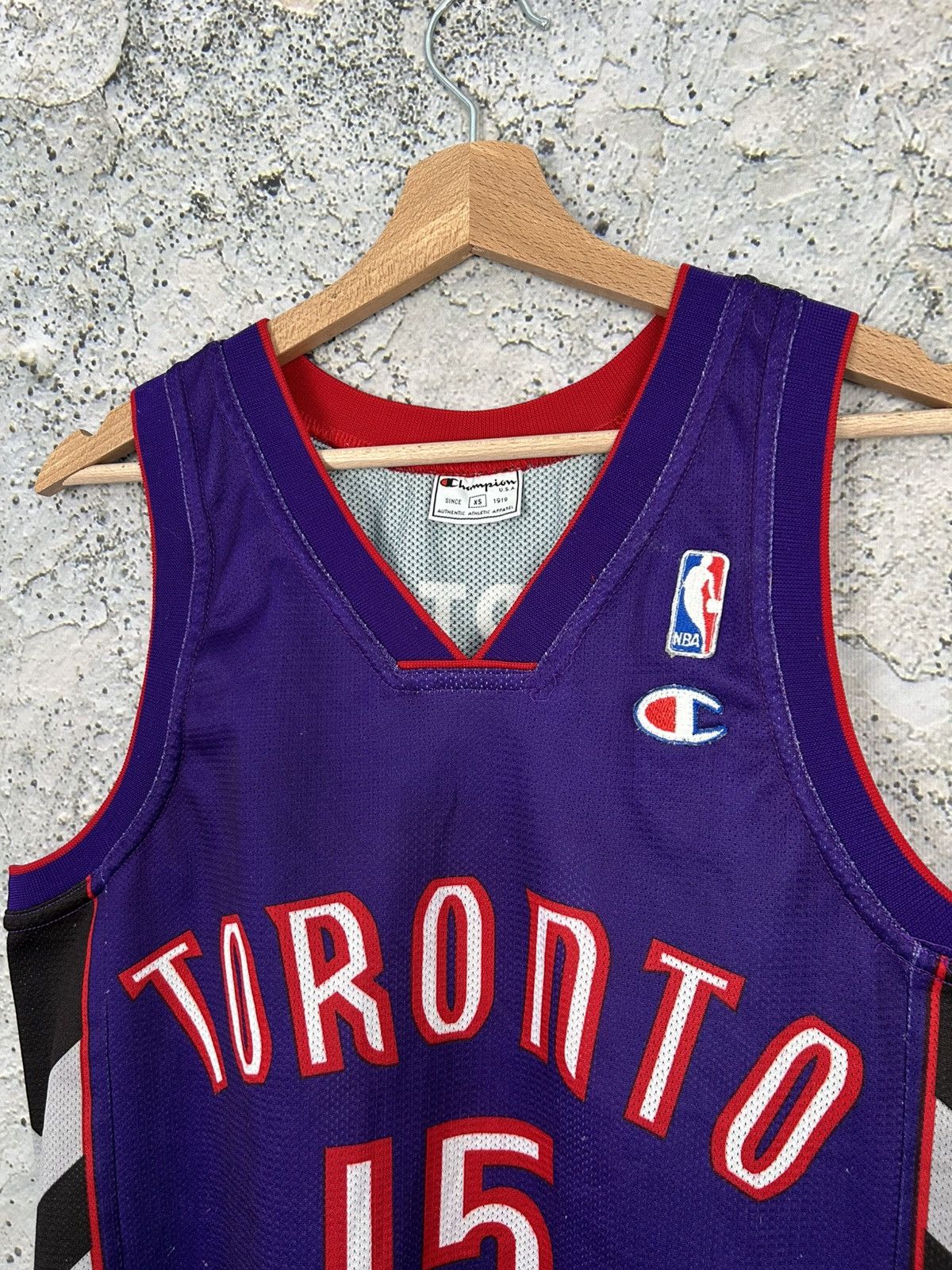 Champion Vintage Toronto Raptors Carter Champion NBA Jersey 90s Rare Size US XS / EU 42 / 0 - 4 Thumbnail