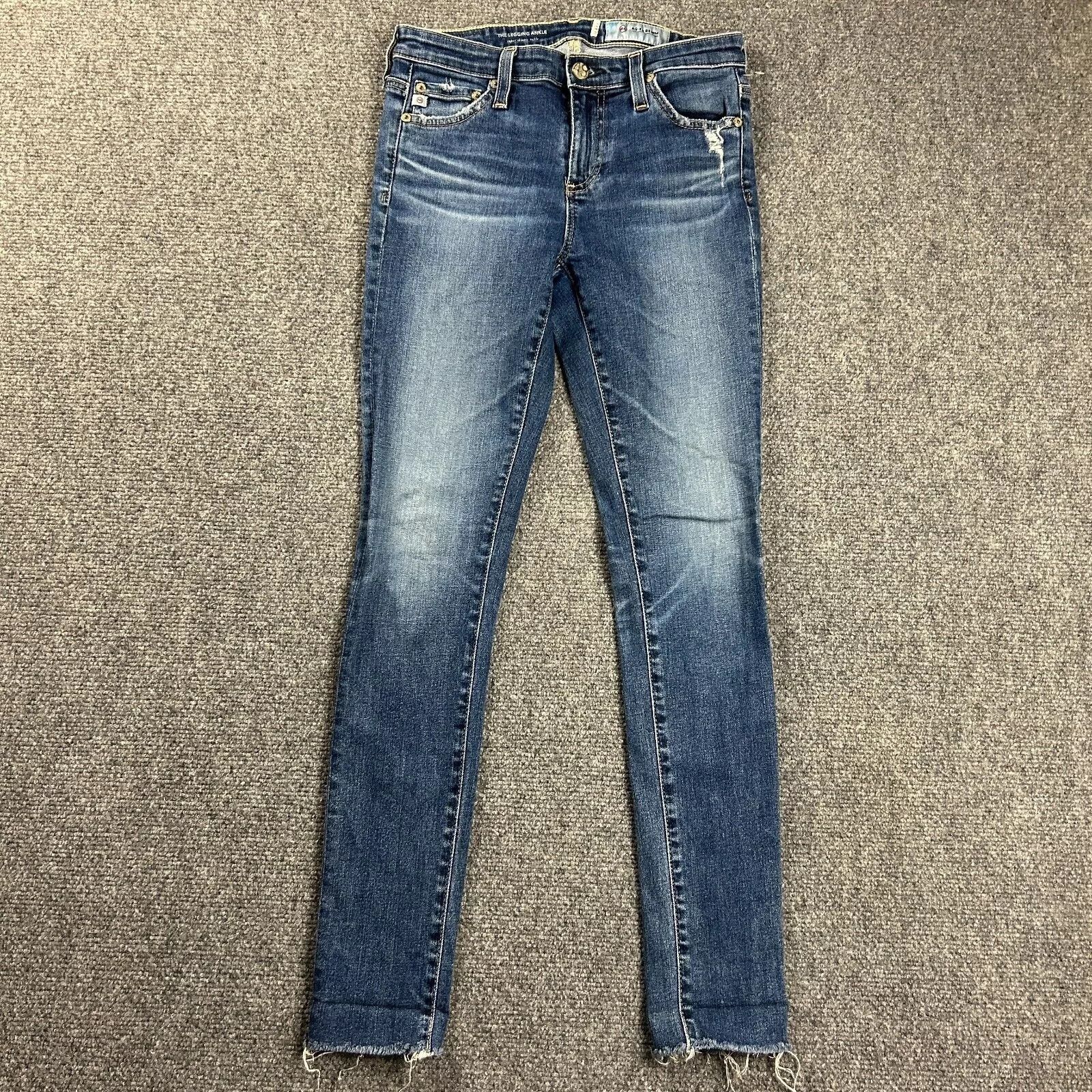 AG Adriano Goldschmied Adriano Goldschmied Womens 25R Legging Ankle Super Skinny Size 25" / US 0 / IT 36 - 1 Thumbnail
