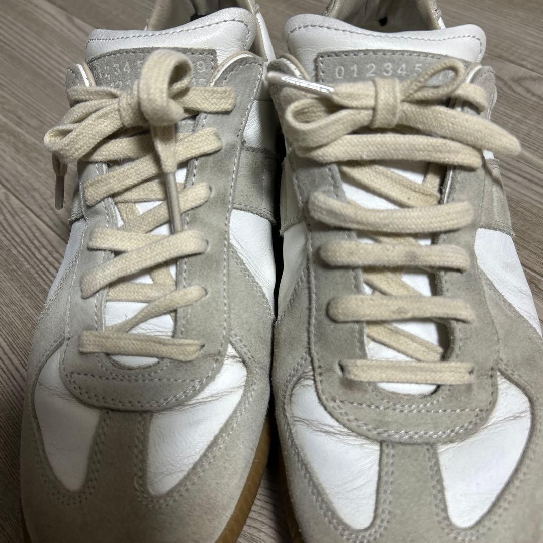 Maison Margiela Maison Margiela REPLICA German Trainers White / Gray 39 Size US 6 / EU 39 - 4 Thumbnail
