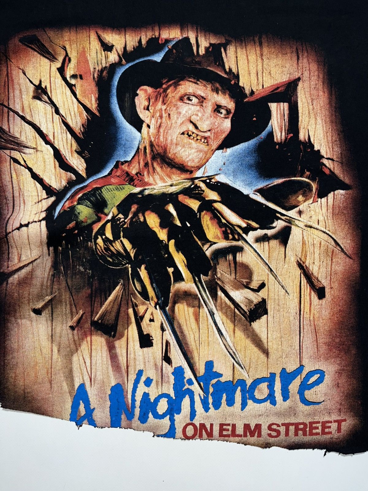 Vintage Vintage A Nightmare on elm street cropped ss t-shirt bootleg Size US XL / EU 56 / 4 - 3 Thumbnail