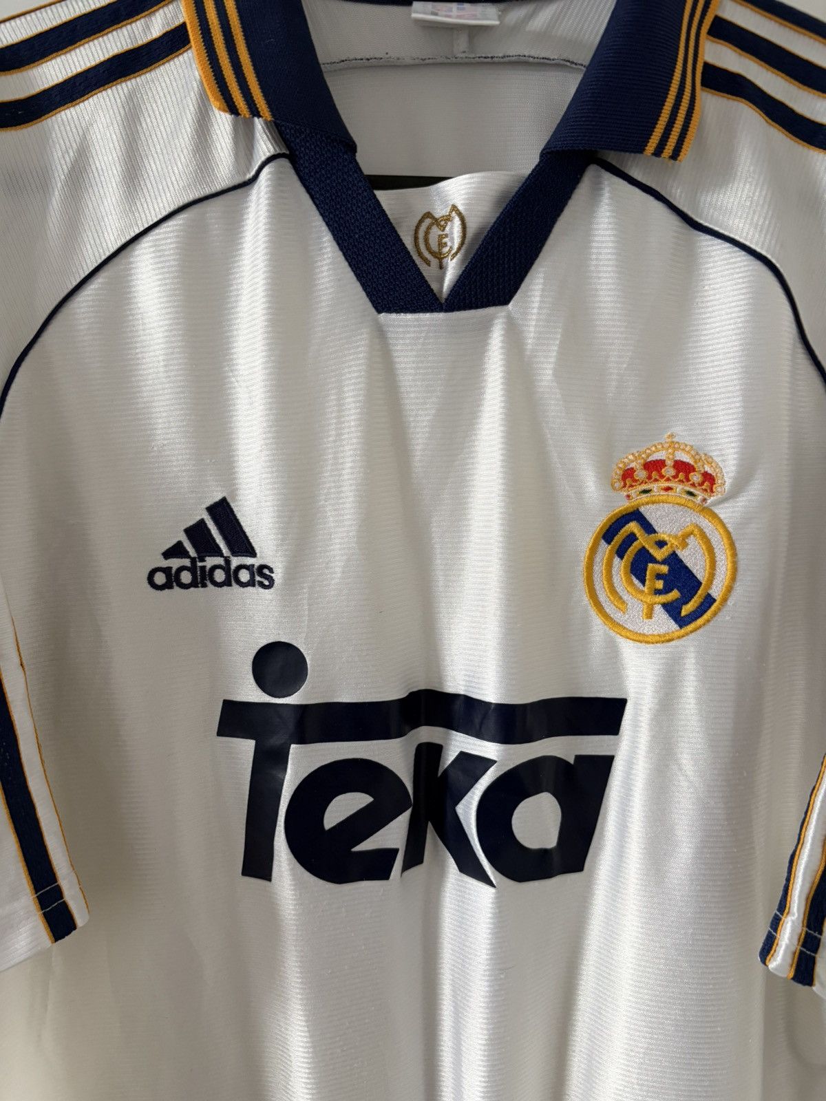 Real Madrid adidas 1998-2000 domowa vintage — zdjęcie 2