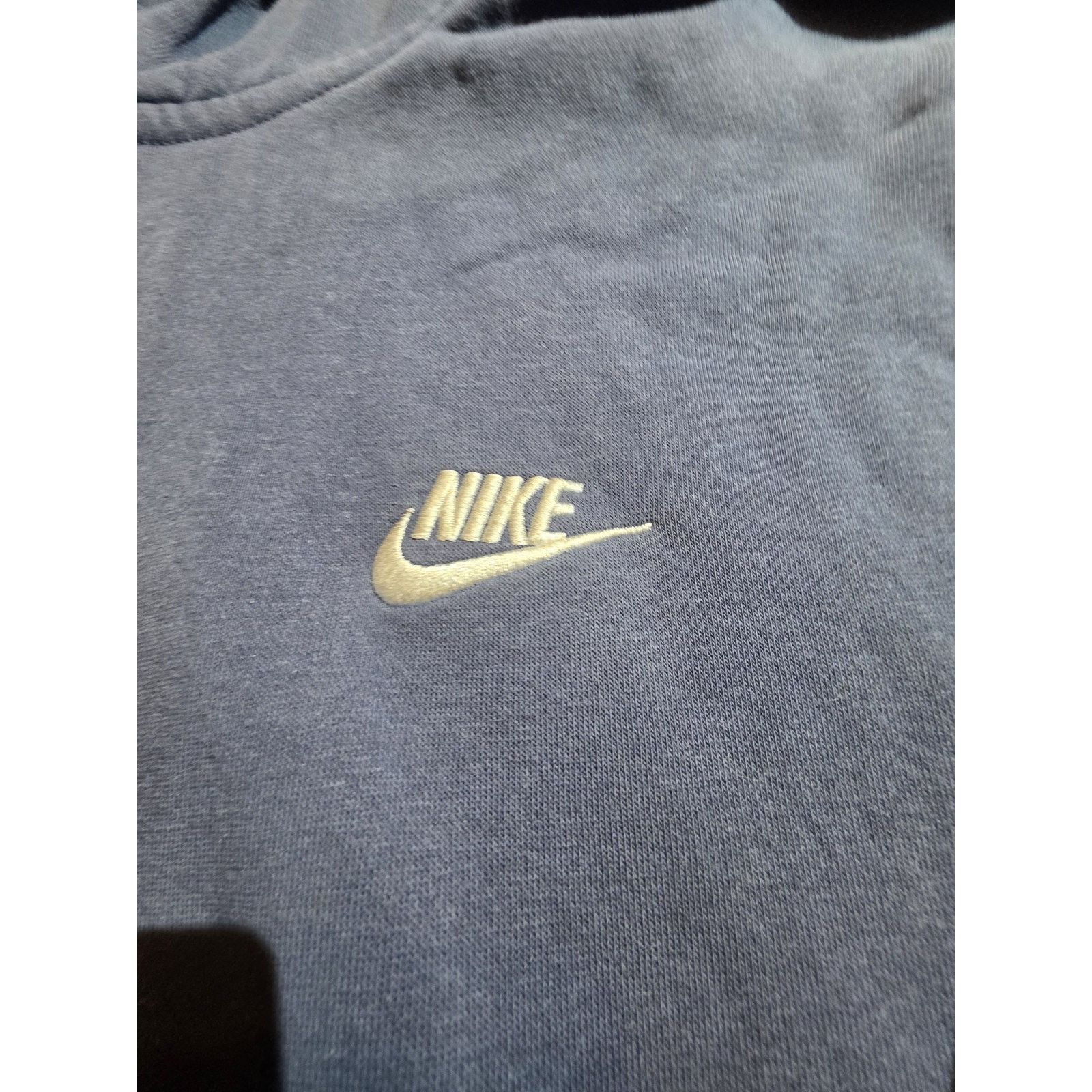 Nike Nike Men's Size Xl Blue Long Sleeve Zip Up Hooded Sweatshirt Size US XL / EU 56 / 4 - 4 Thumbnail