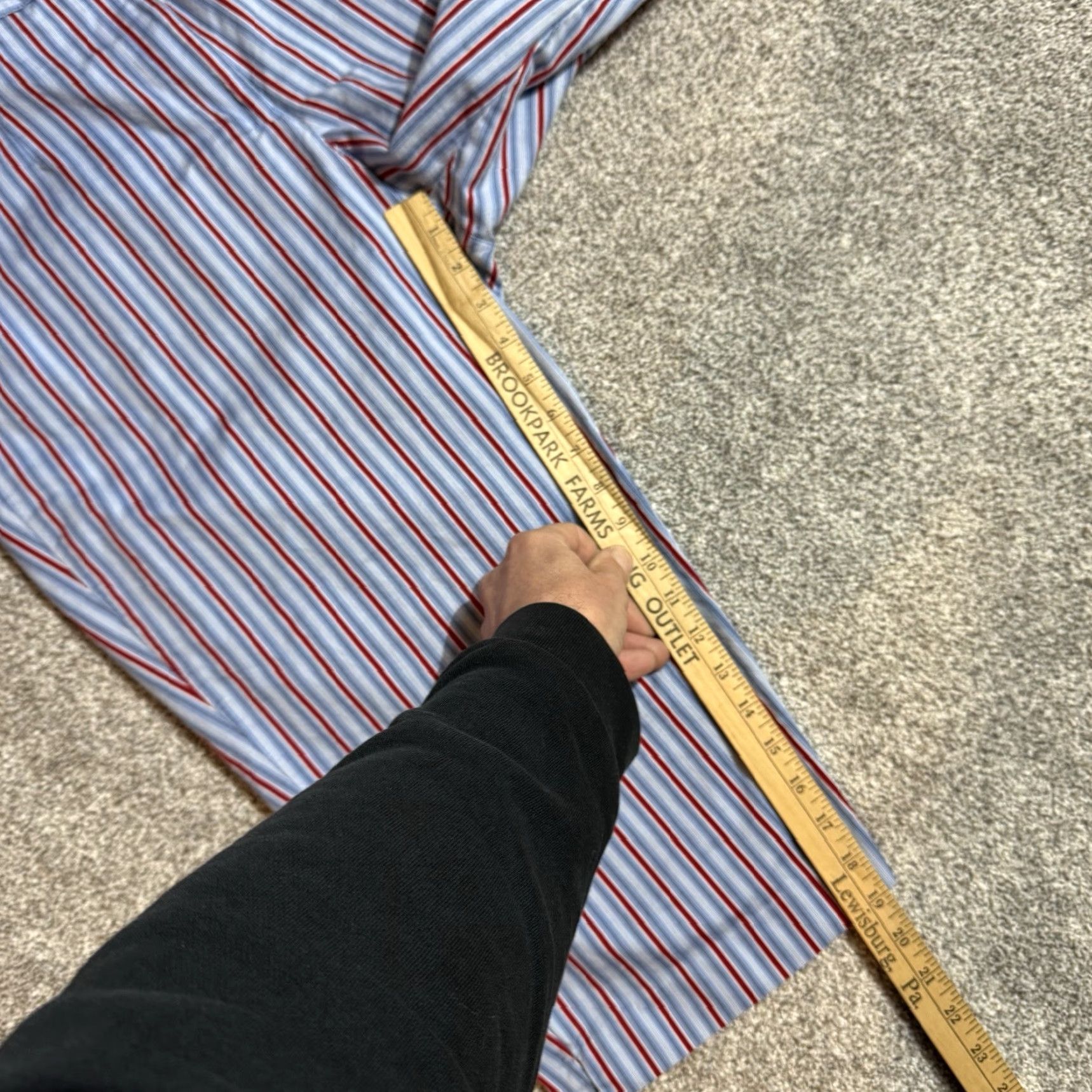 Vintage VINTAGE Capri Pants Womens 14P Petite Pinstriped Cotton 90s Preppy Office Business Pinstriped Straight Leg Pants Womens Size 36" / US 14 / IT 50 - 4 Thumbnail
