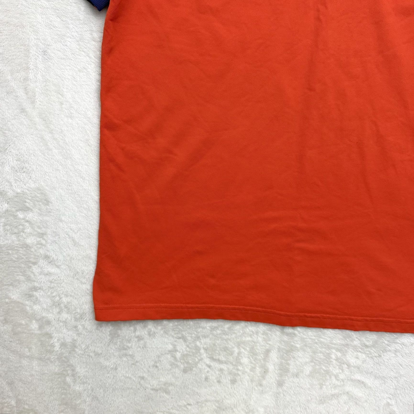 BMW VINTAGE: No BMW Golfsport Polo Shirt Mens XL Orange Golf Striped Collar Logo Performance Size US XL / EU 56 / 4 - 7 Thumbnail