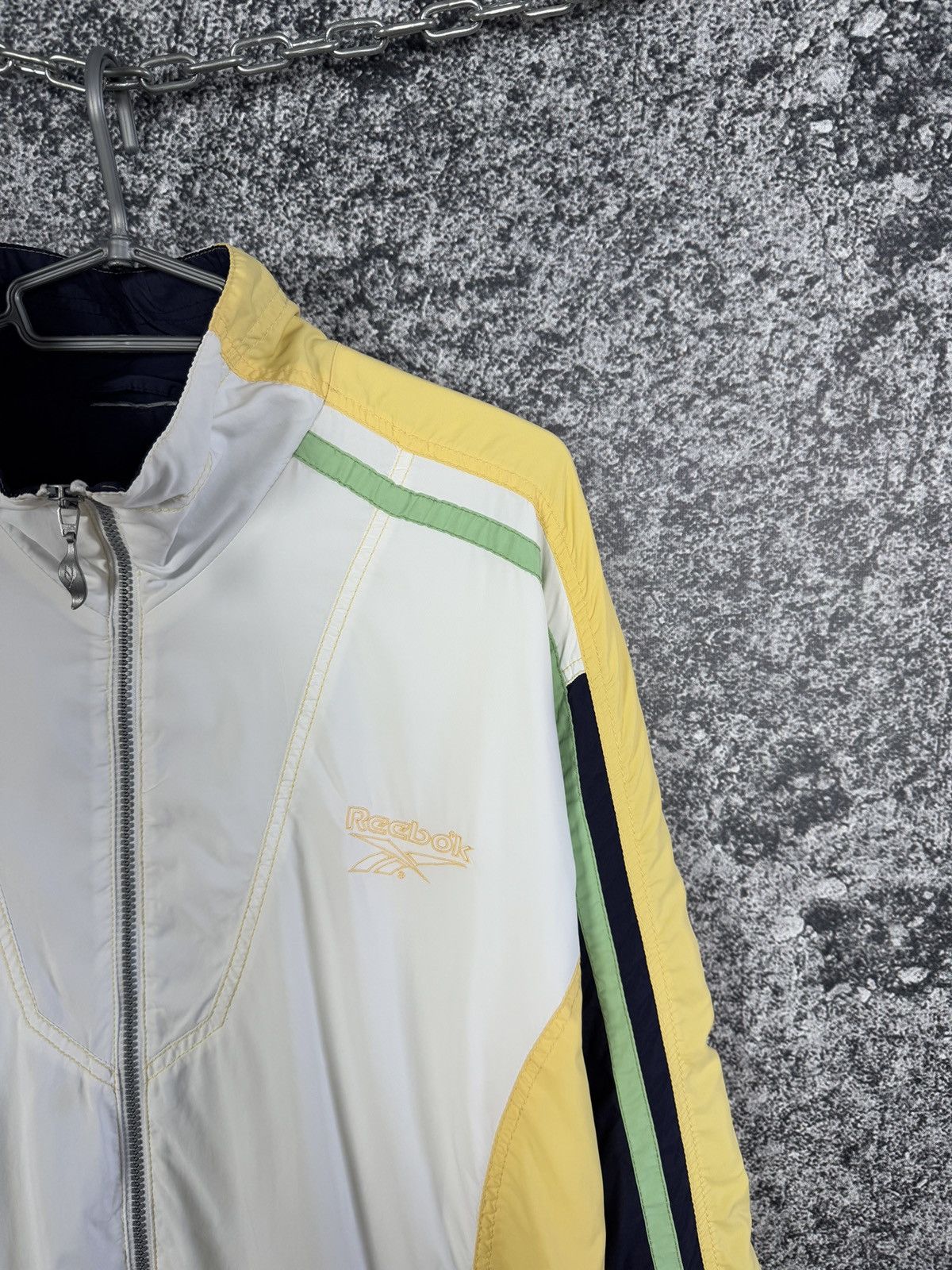 Reebok Men’s Reebok Vintage Nylon Jacket 90s Retro Size M-L Size US L / EU 52-54 / 3 - 2 Thumbnail