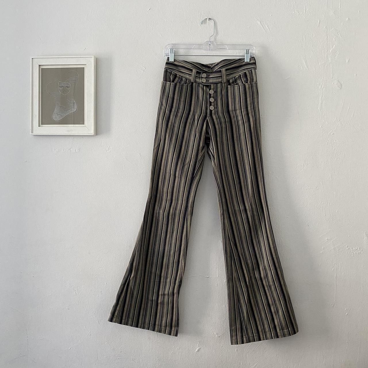 Tornado Mart striped flared jeans Size 26" / US 2 / IT 38 - 1 Thumbnail