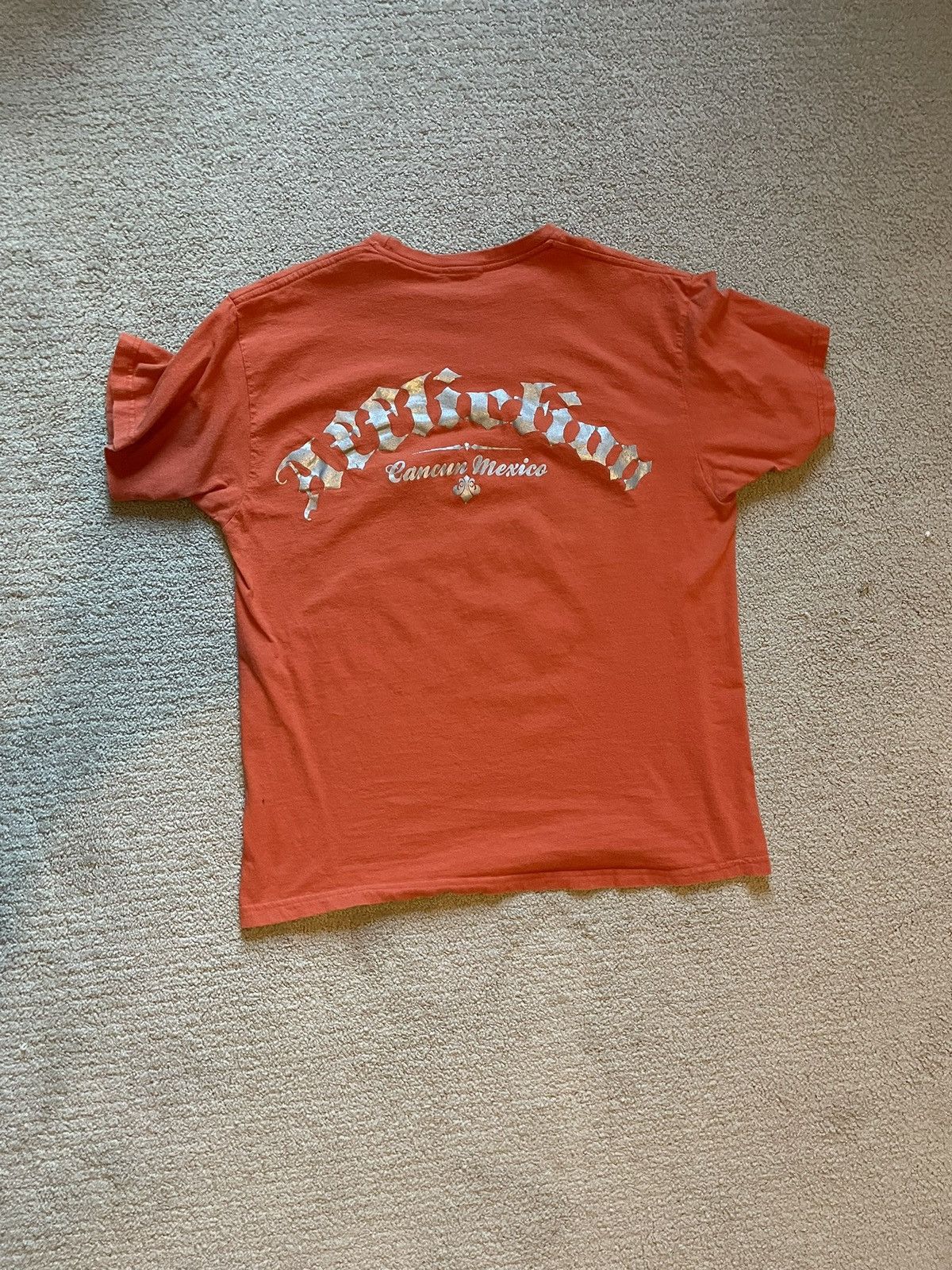 Vintage Orange affliction tshirt Size US M / EU 48-50 / 2 - 4 Thumbnail