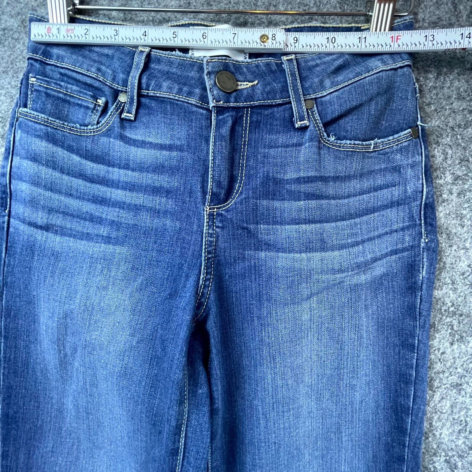 Paige Paige Jeans Womens 25 Blue Verdugo Crop Denim Stretch Size 25" / US 0 / IT 36 - 6 Thumbnail