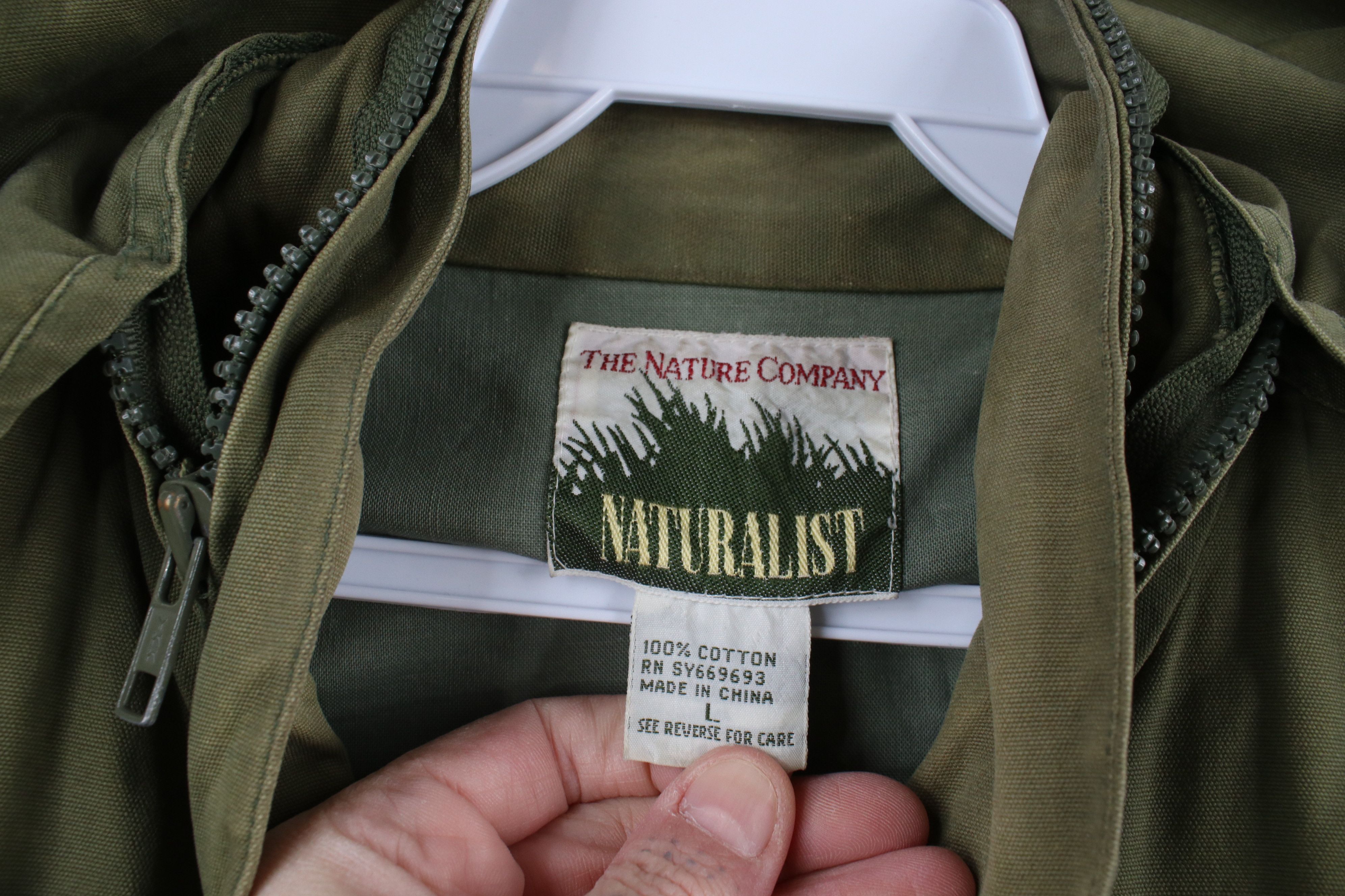 Vintage Vintage 90s Streetwear Tactical Hooded Vest Jacket Green Size US L / EU 52-54 / 3 - 11 Thumbnail