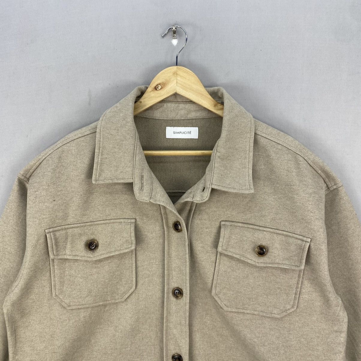 Japanese Brand Vintage Simplicite Baggy Flannel Jacket Size US XL / EU 56 / 4 - 7 Thumbnail