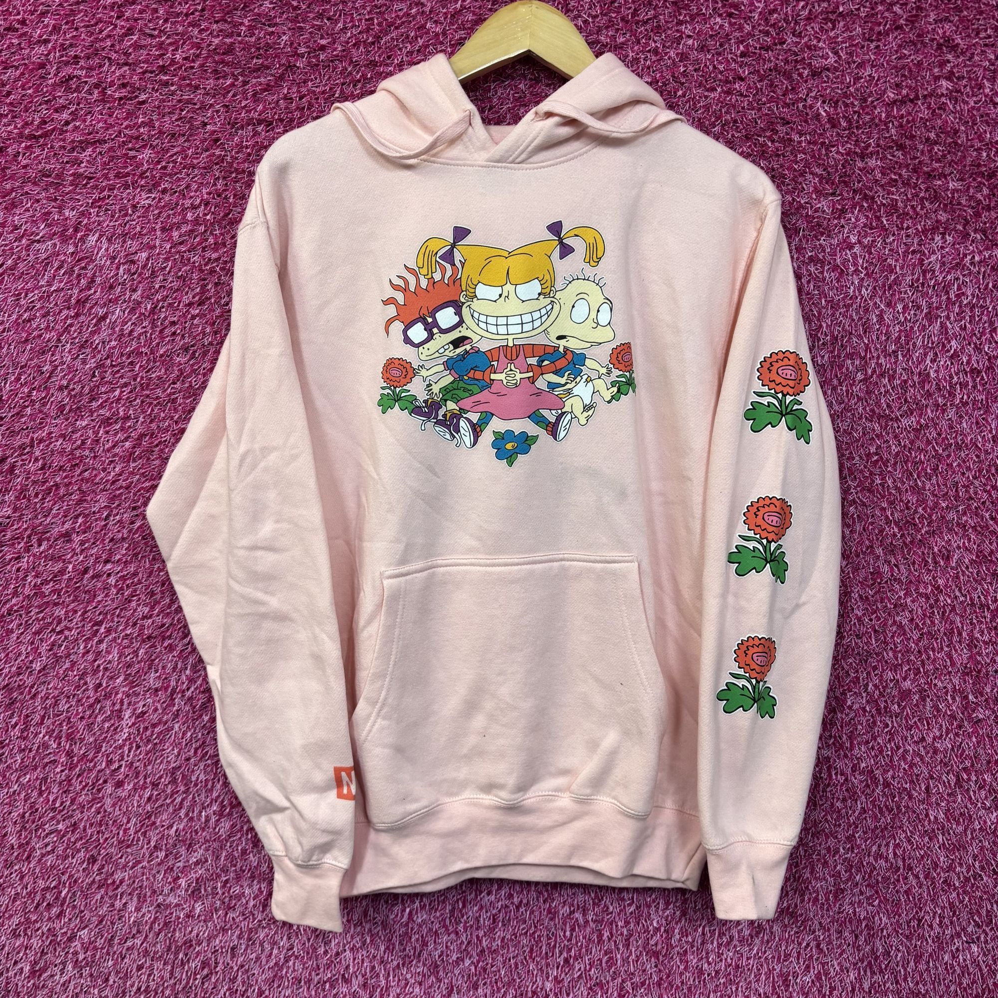 Nickelodeon Rugrats Neff Pink Hoodie Pullover Medium Size US M / EU 48-50 / 2 - 1 Thumbnail