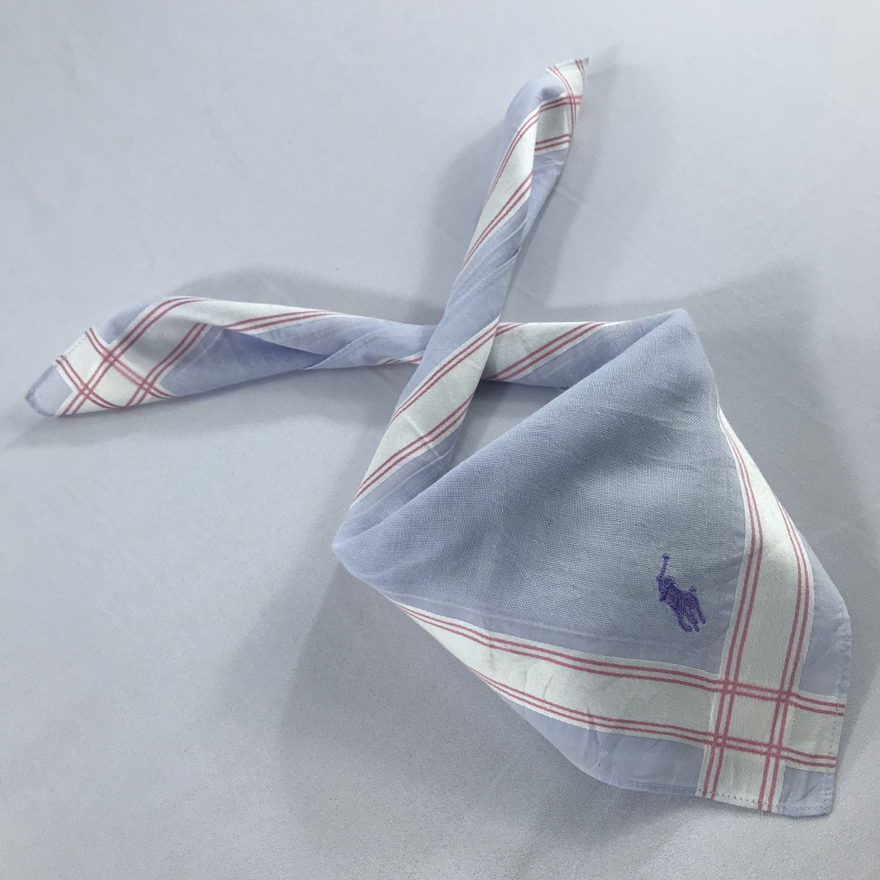 Polo Ralph Lauren × Vintage Polo Ralph Lauren Bandana / Handkerchief /Neckerchief -S1934 Size ONE SIZE - 4 Thumbnail
