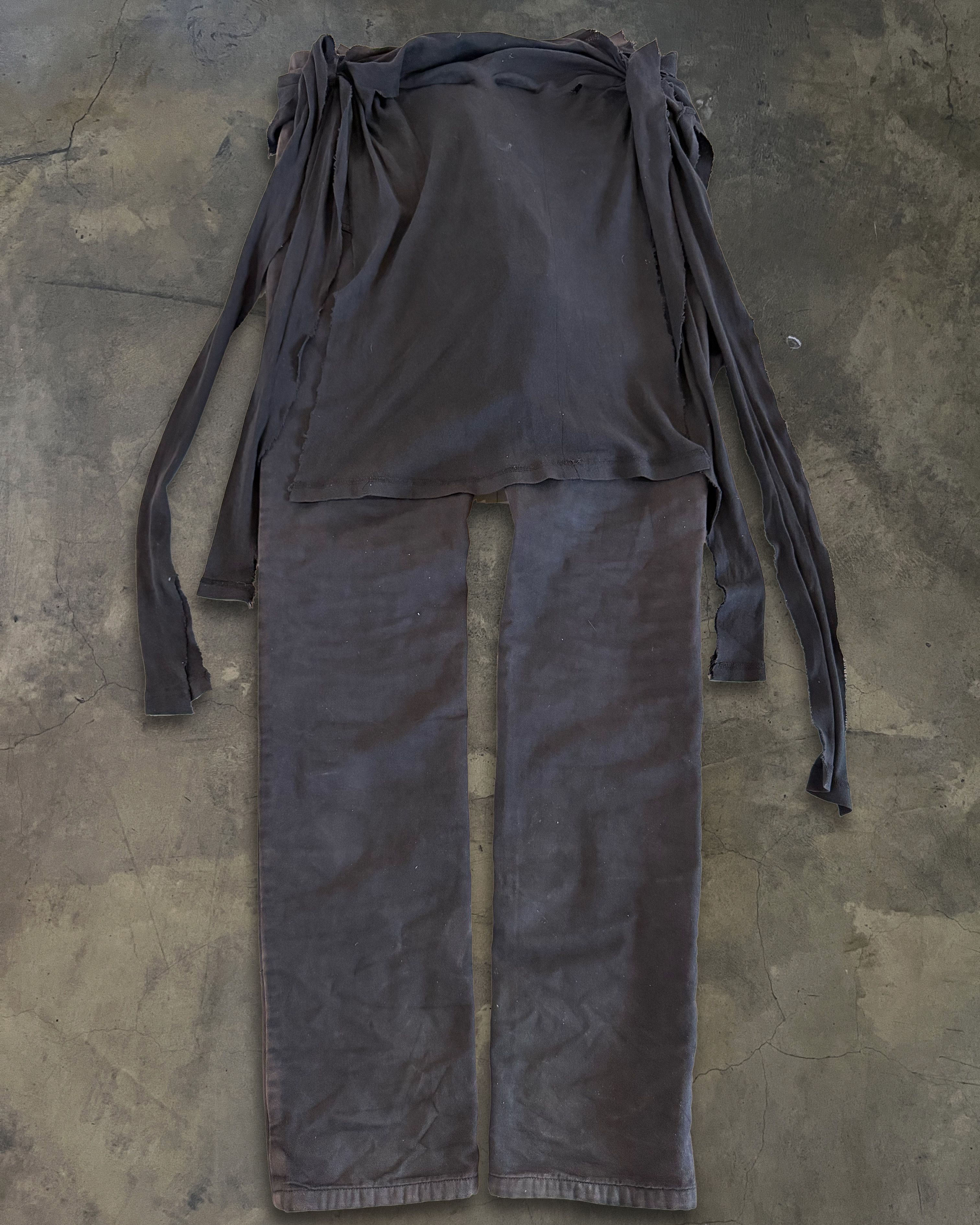 Raf Simons RAF SIMONS AW2004 " WAVES" ZOMBIE PANTS Size US 36 / EU 52 - 4 Thumbnail