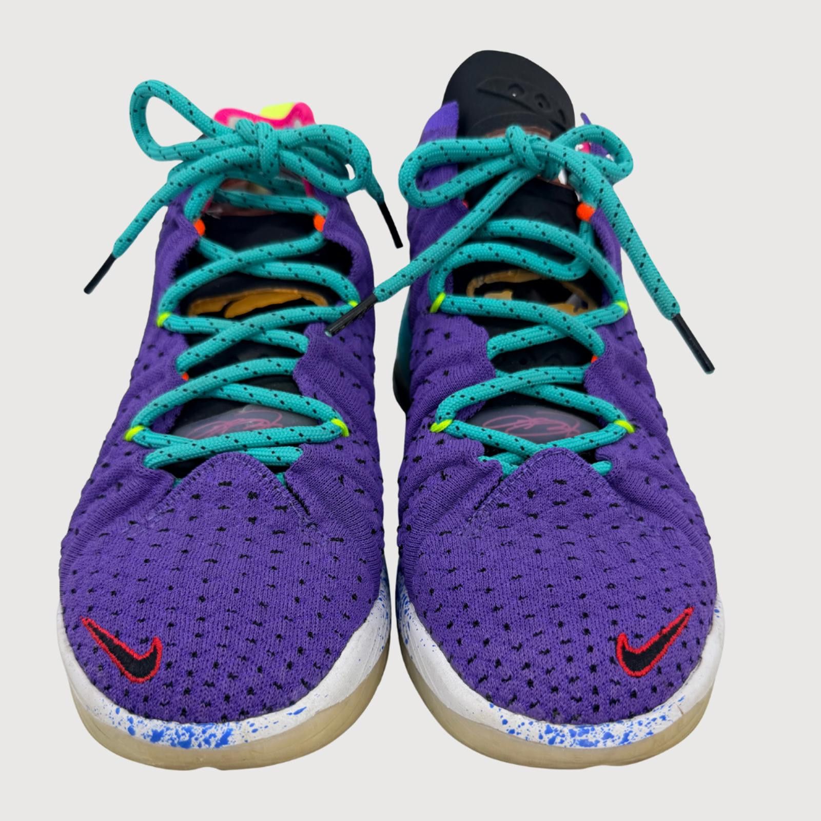 Nike Nike LeBron 18 Best of 10-18 Sneakers Purple Aqua 8 Size US 8 / EU 41 - 4 Thumbnail